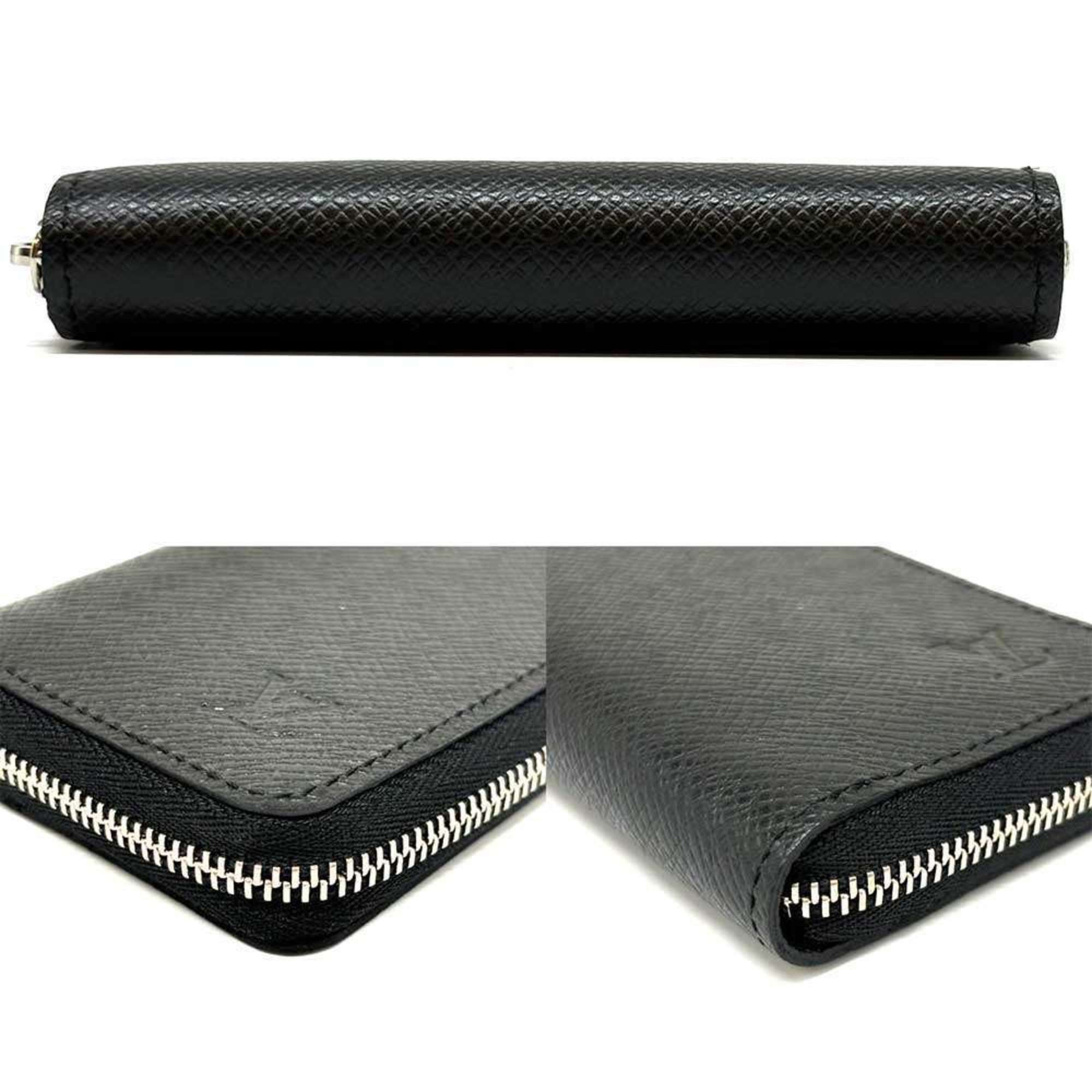 Louis Vuitton Louis Vuitton Zippy Coin Purse Taiga Black Essential M30511 LOUIS VUITTON Size ONE SIZE - 3 Thumbnail