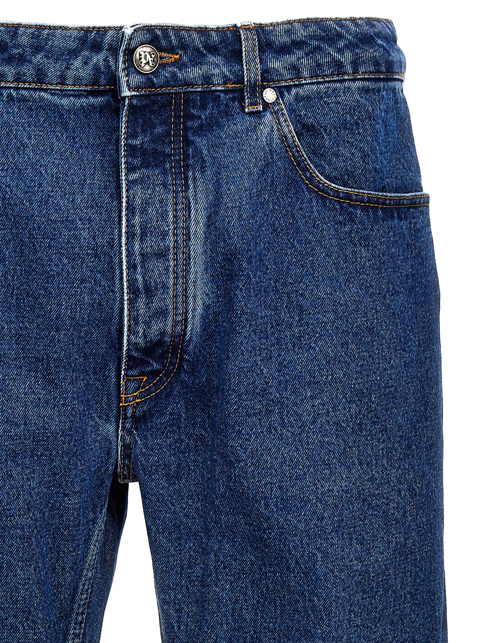 Palm Angels 'Lw Monogram' Jeans Size US 31 - 3 Thumbnail