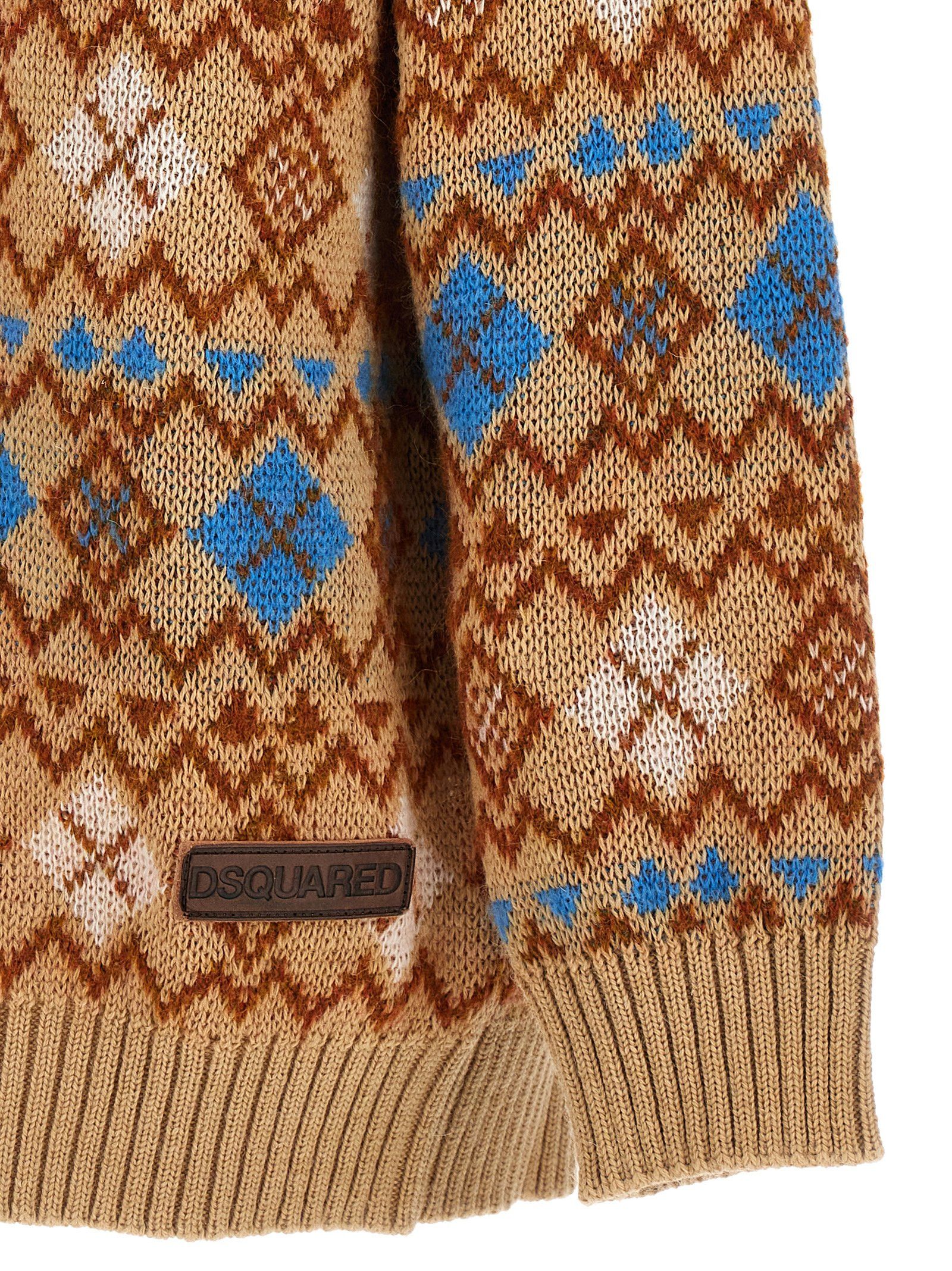Dsquared2 'Heart Vintage Shetland' Cardigan Size XXS / US 00 / IT 34 - 4 Thumbnail