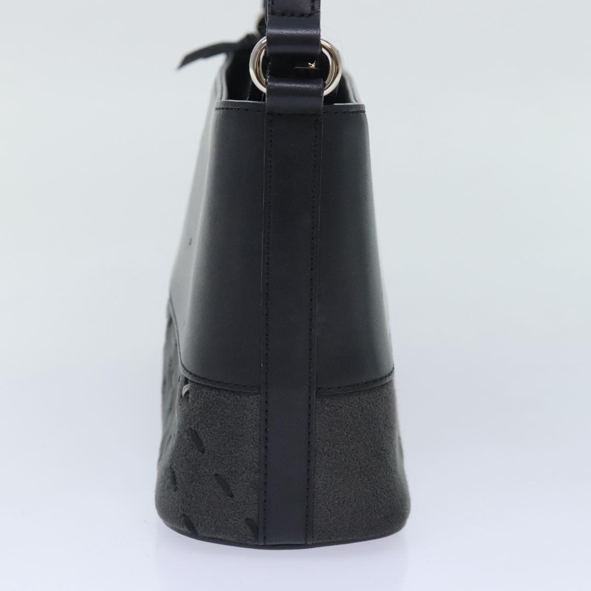 Burberry Black Leather Shoulder Bag (Pre-Owned) Size ONE SIZE - 3 Thumbnail
