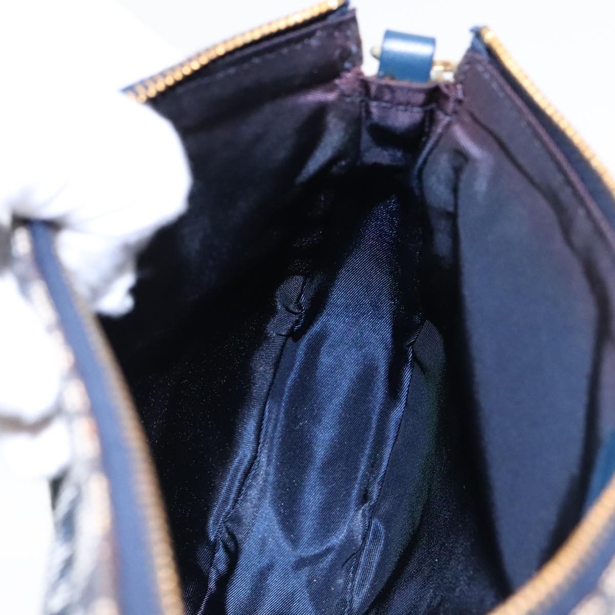 Dior Saddle Navy Canvas Shoulder Bag (Pre-Owned) Size ONE SIZE - 18 Thumbnail