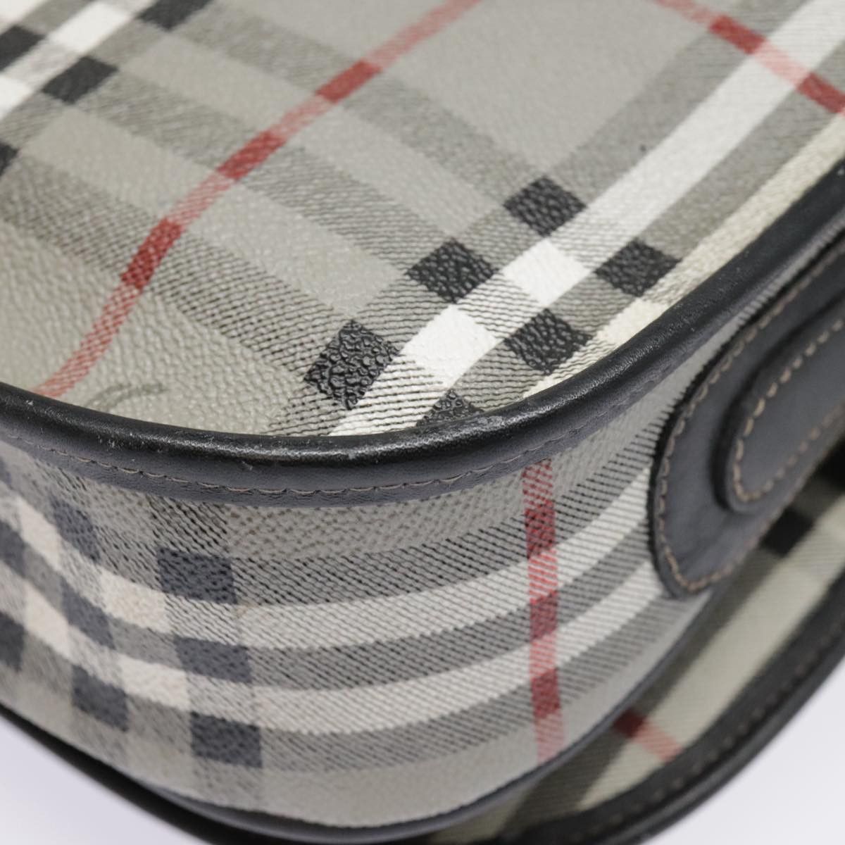 Burberry Nova Check Grey Leather Shoulder Bag (Pre-Owned) Size ONE SIZE - 20 Thumbnail