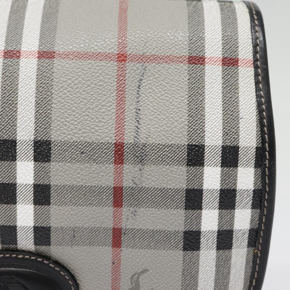Burberry Nova Check Grey Leather Shoulder Bag (Pre-Owned) Size ONE SIZE - 14 Thumbnail