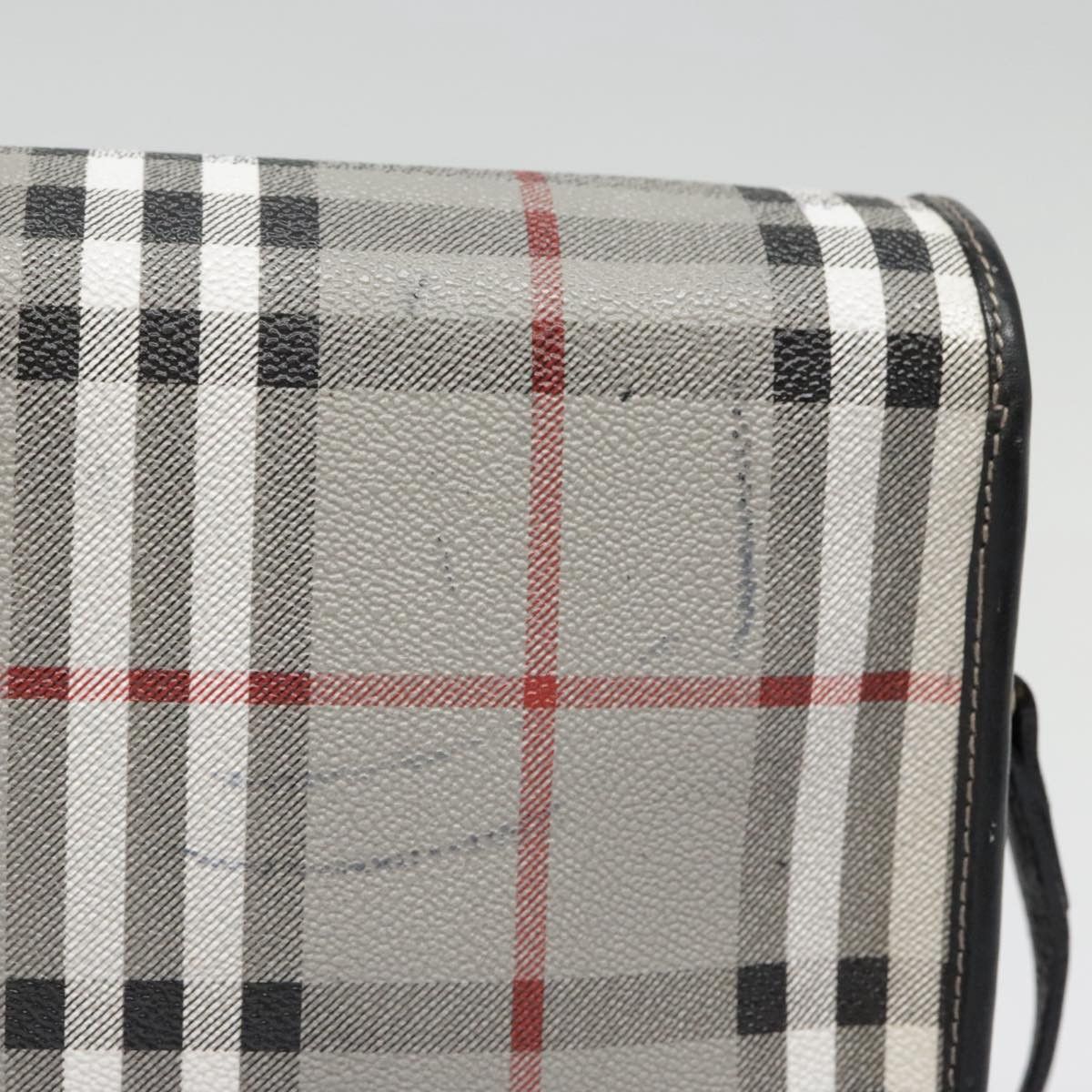 Burberry Nova Check Grey Leather Shoulder Bag (Pre-Owned) Size ONE SIZE - 15 Thumbnail