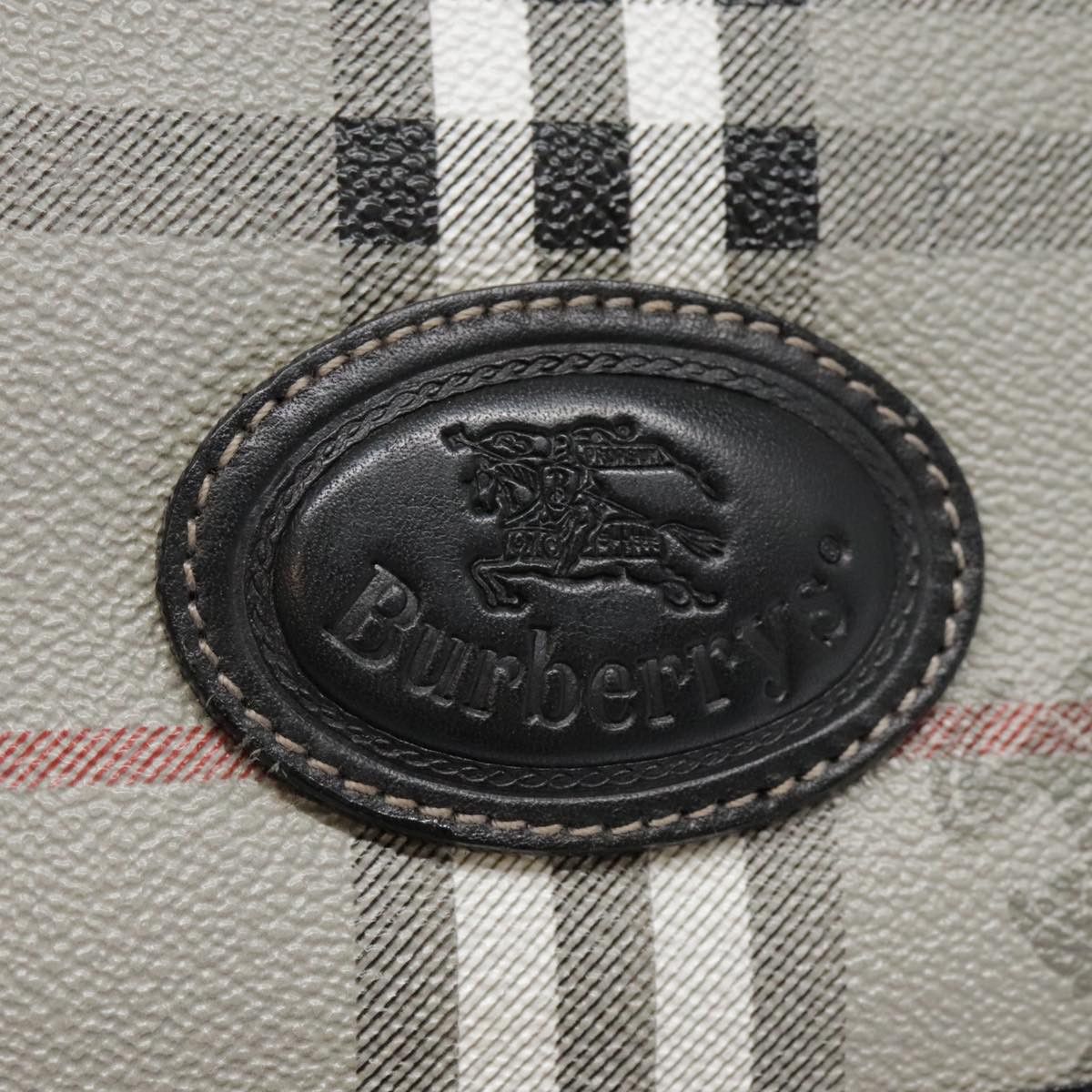 Burberry Nova Check Grey Leather Shoulder Bag (Pre-Owned) Size ONE SIZE - 12 Thumbnail