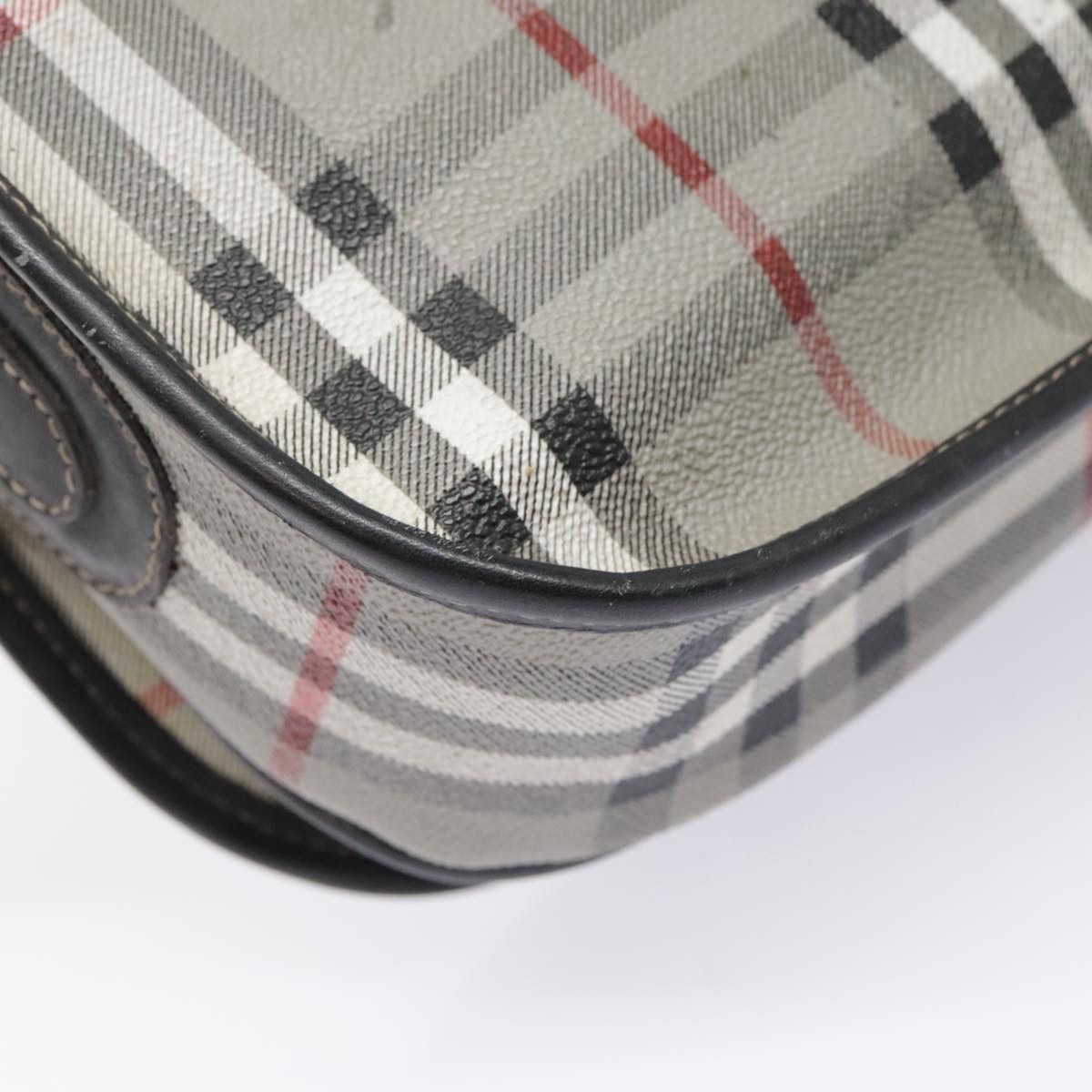 Burberry Nova Check Grey Leather Shoulder Bag (Pre-Owned) Size ONE SIZE - 19 Thumbnail