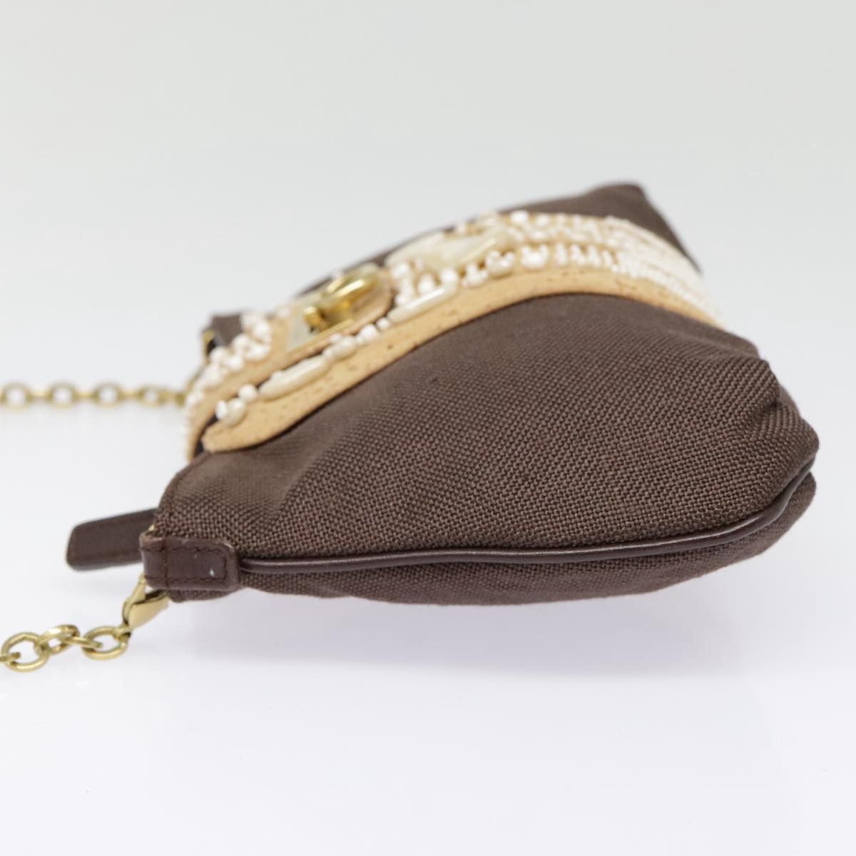 Salvatore Ferragamo Gancini Brown Leather Shoulder Bag (Pre-Owned) Size ONE SIZE - 3 Thumbnail