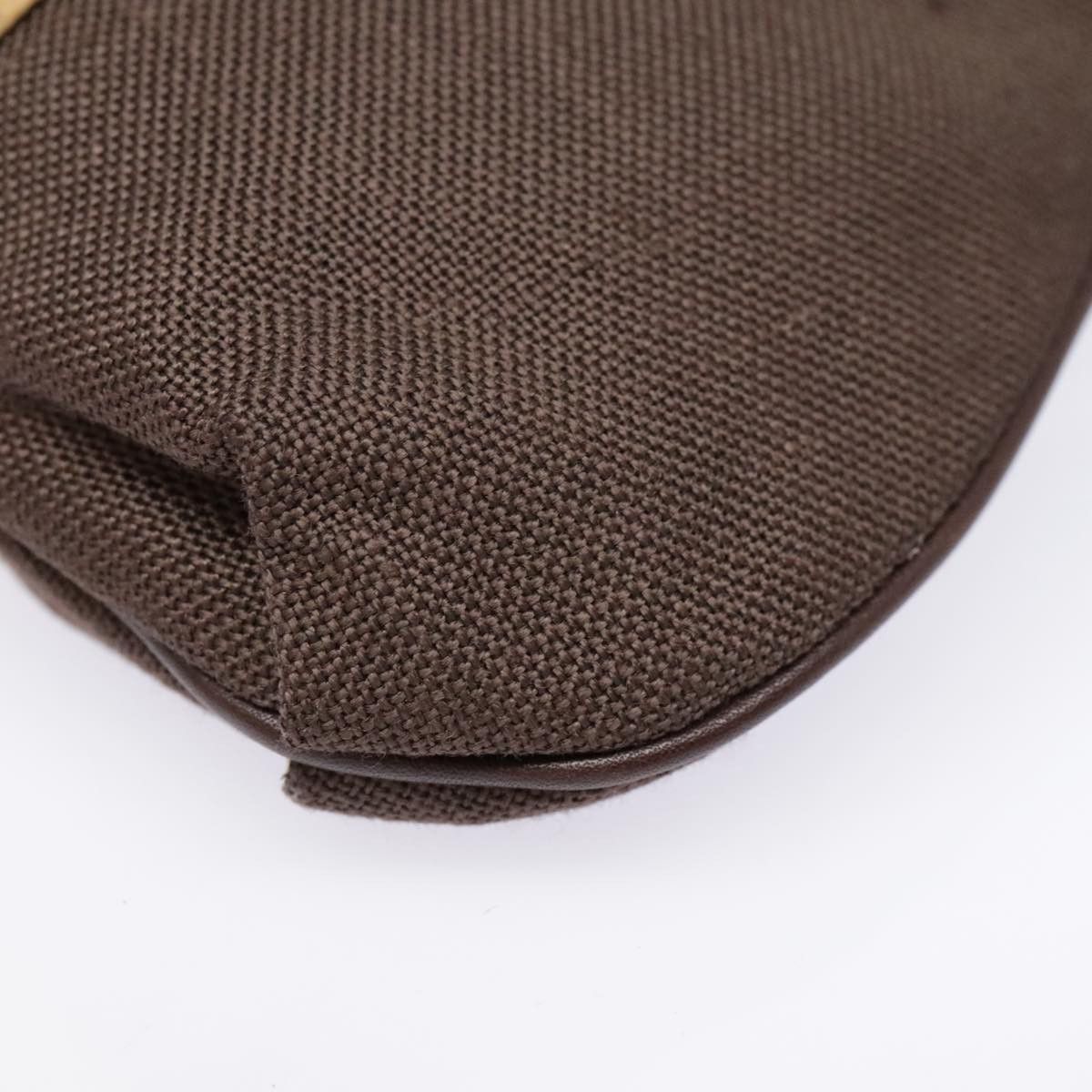 Salvatore Ferragamo Gancini Brown Leather Shoulder Bag (Pre-Owned) Size ONE SIZE - 8 Thumbnail