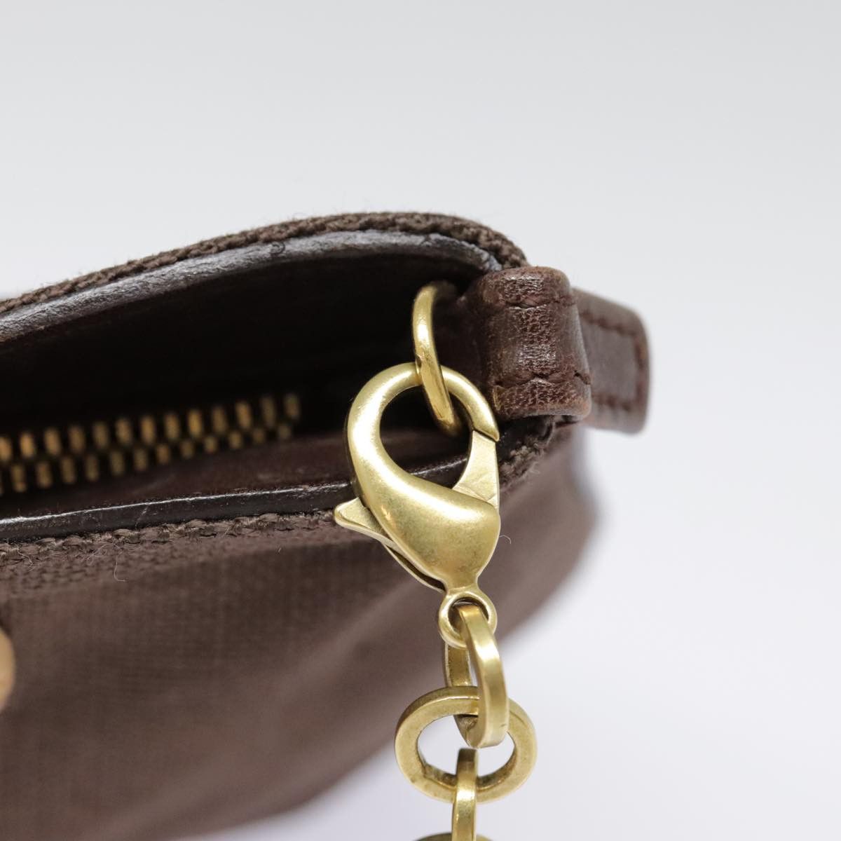 Salvatore Ferragamo Gancini Brown Leather Shoulder Bag (Pre-Owned) Size ONE SIZE - 12 Thumbnail