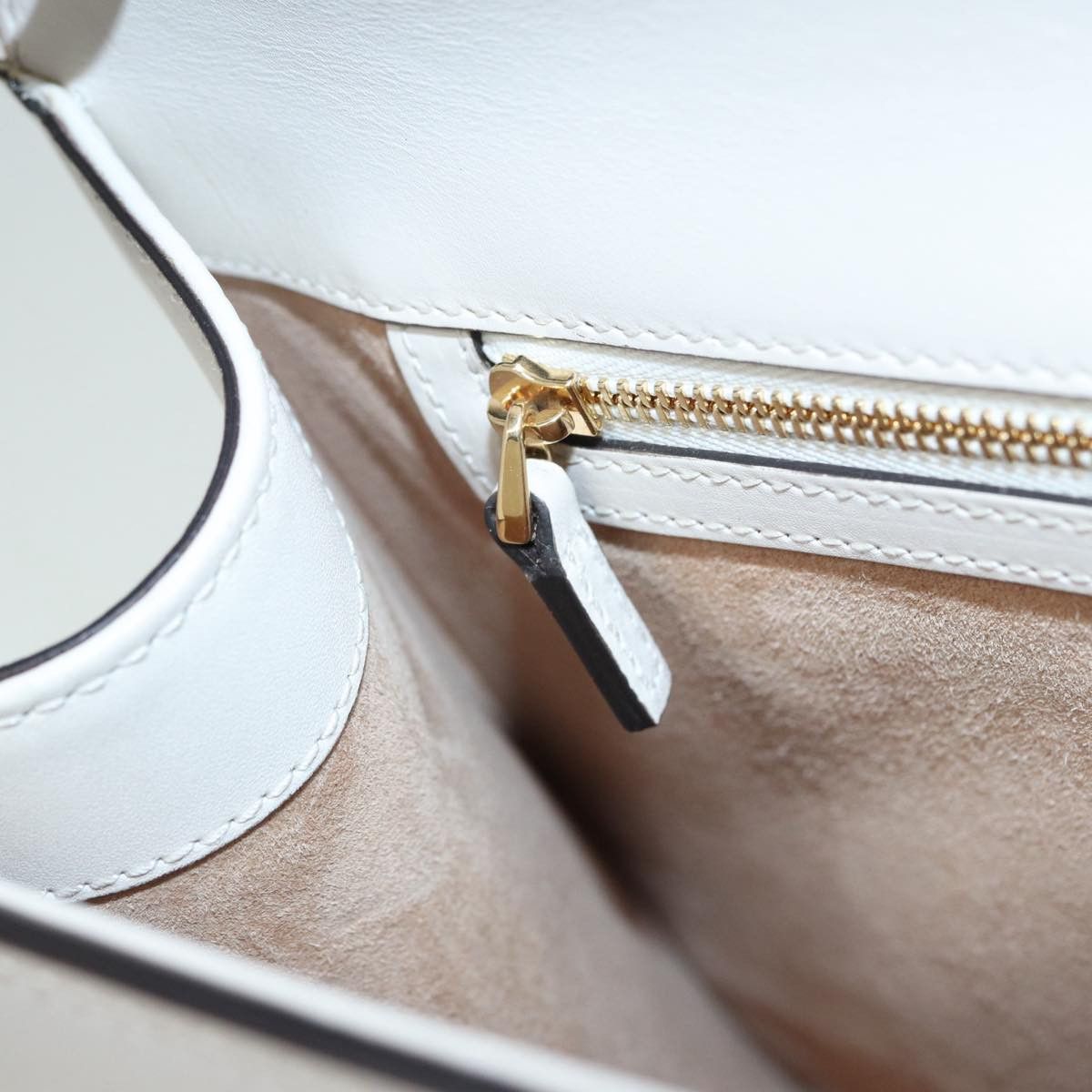 Gucci Sylvie White Leather Handbag (Pre-Owned) Size ONE SIZE - 13 Thumbnail