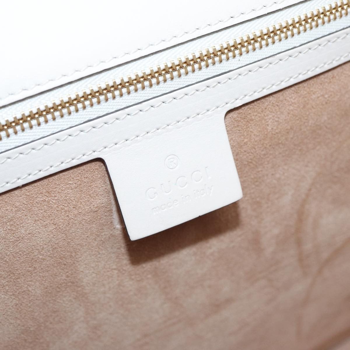 Gucci Sylvie White Leather Handbag (Pre-Owned) Size ONE SIZE - 16 Thumbnail