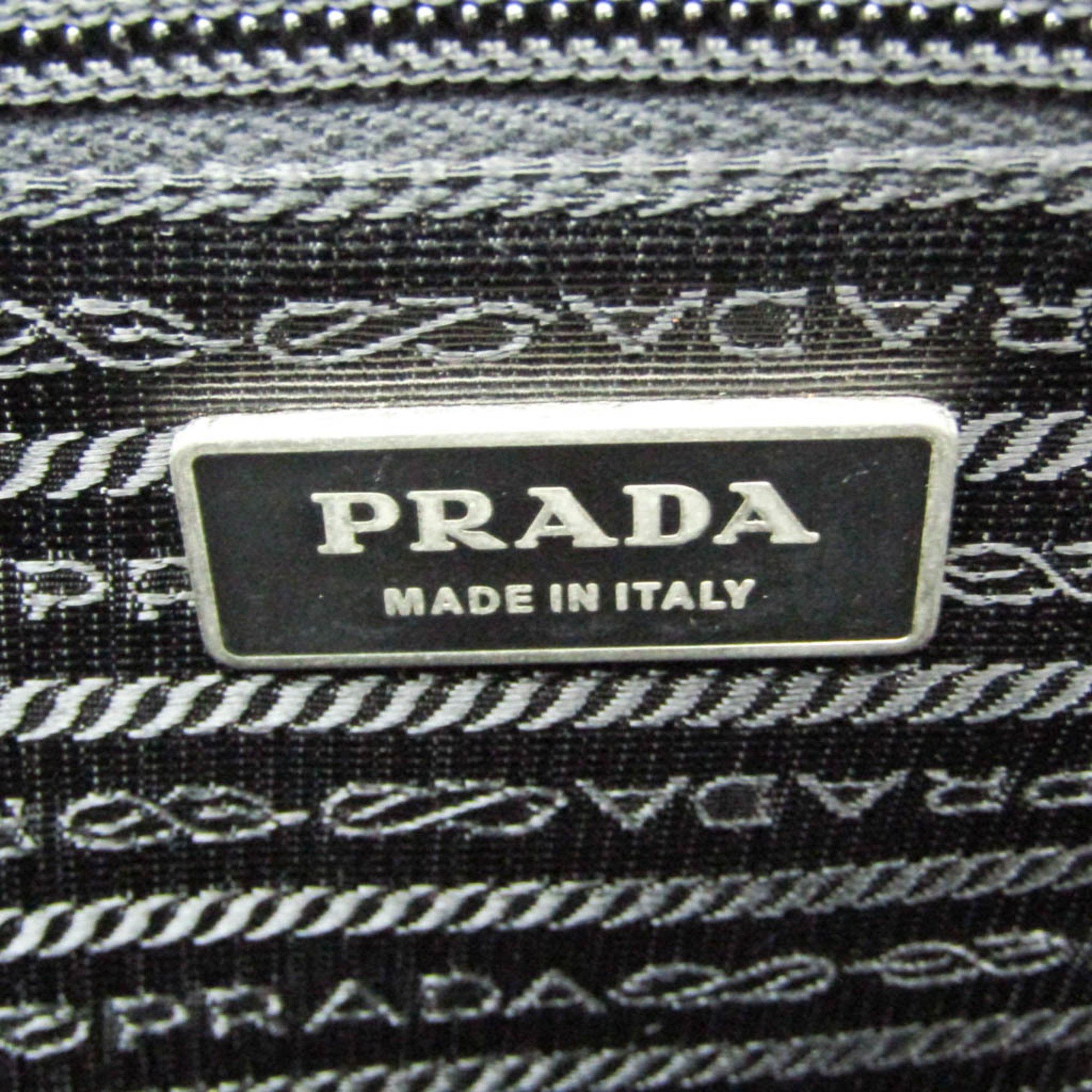 Prada Black Synthetic Shoulder Bag (Pre-Owned) Size ONE SIZE - 9 Thumbnail