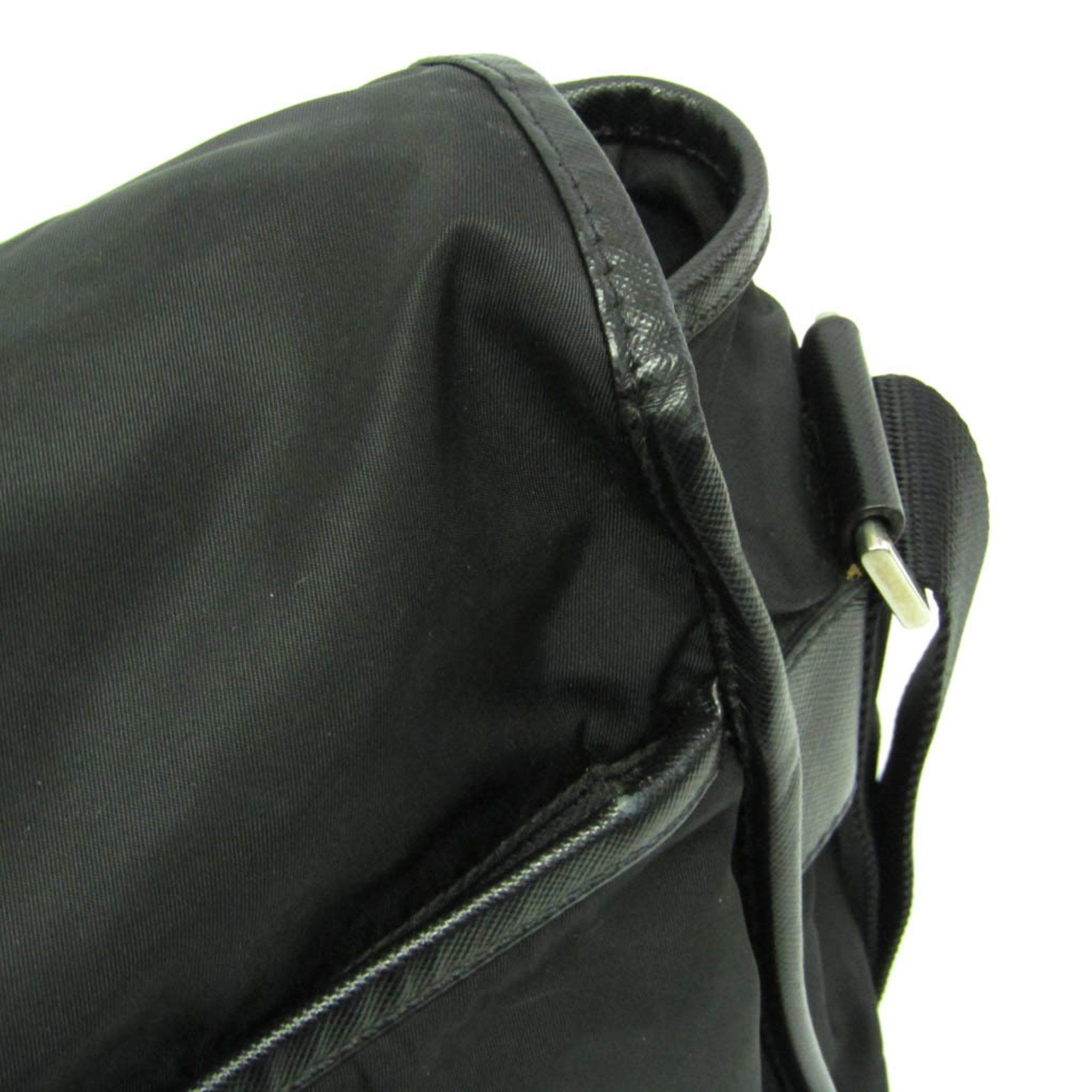Prada Black Synthetic Shoulder Bag (Pre-Owned) Size ONE SIZE - 14 Thumbnail