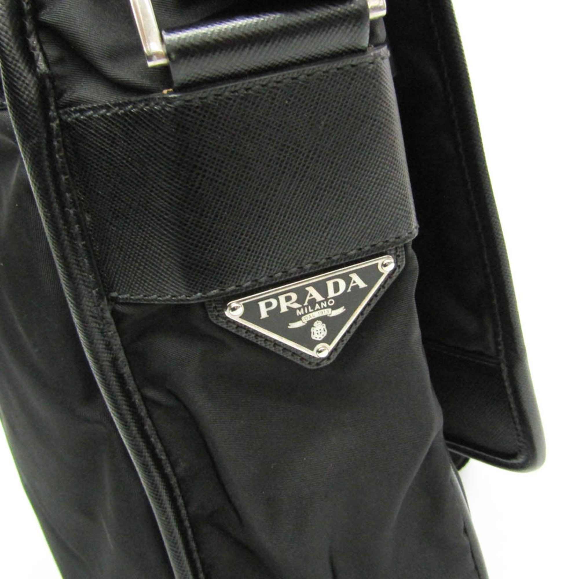 Prada Black Synthetic Shoulder Bag (Pre-Owned) Size ONE SIZE - 16 Thumbnail