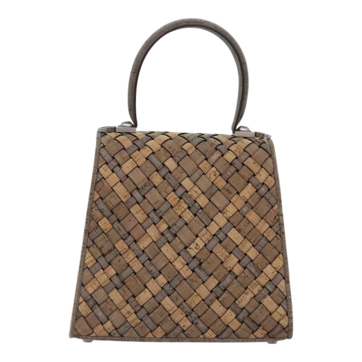 Salvatore Ferragamo Iconic Top Handle Brown Wood Handbag (Pre-Owned) Size ONE SIZE - 2 Thumbnail
