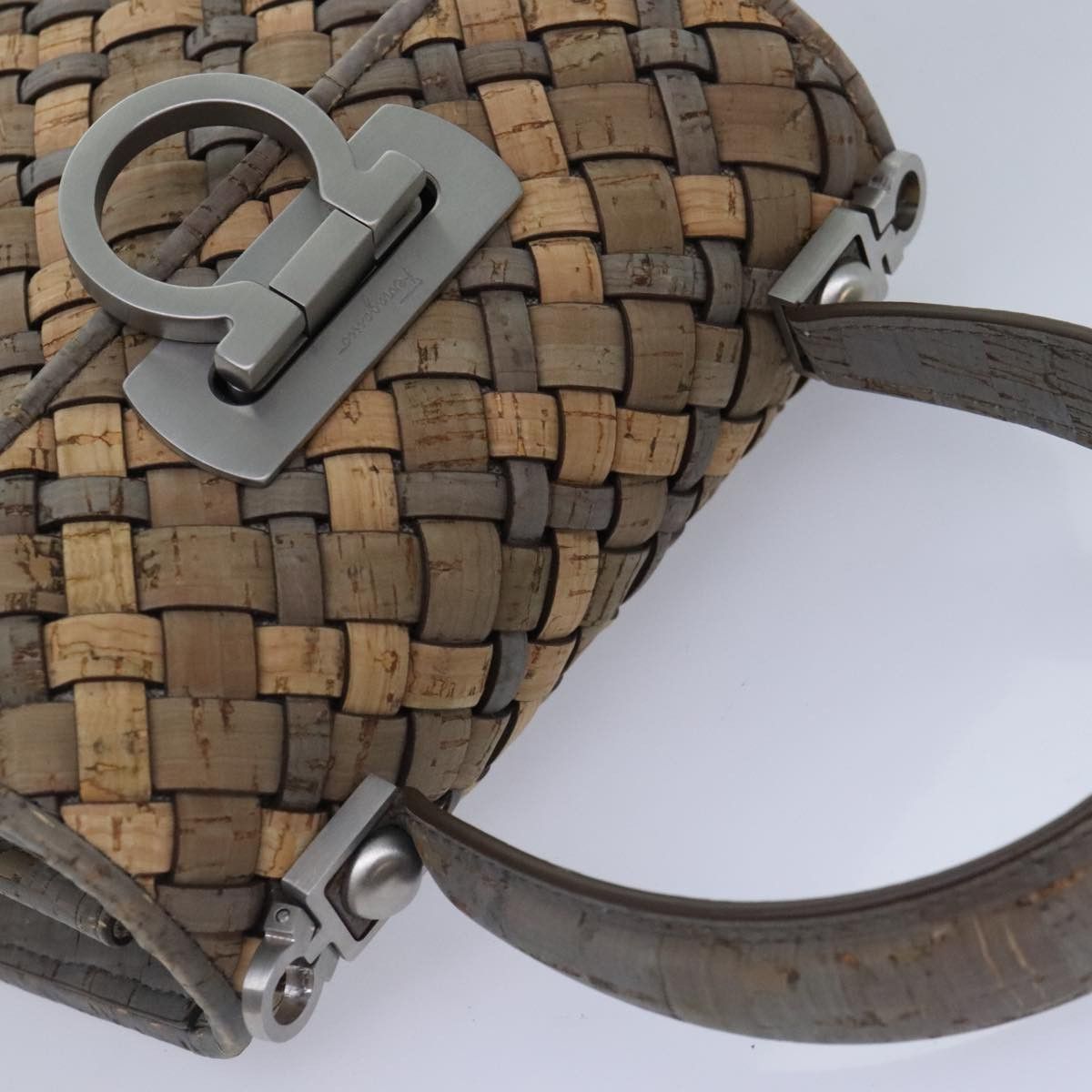 Salvatore Ferragamo Iconic Top Handle Brown Wood Handbag (Pre-Owned) Size ONE SIZE - 16 Thumbnail