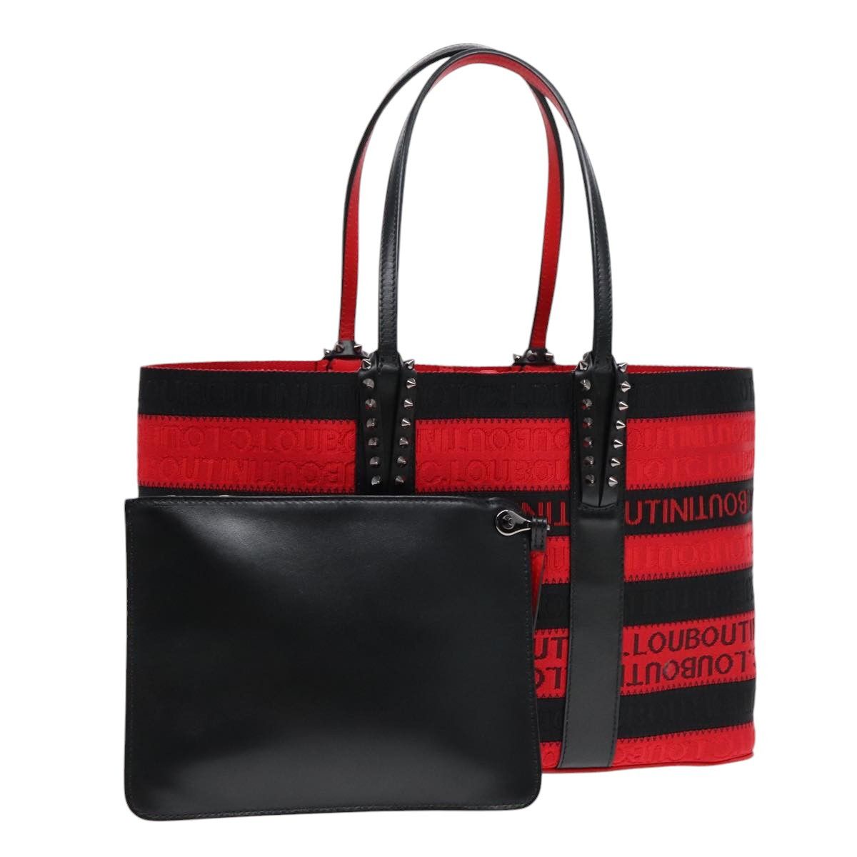 Cabata Black Canvas Handbag (Pre-Owned)