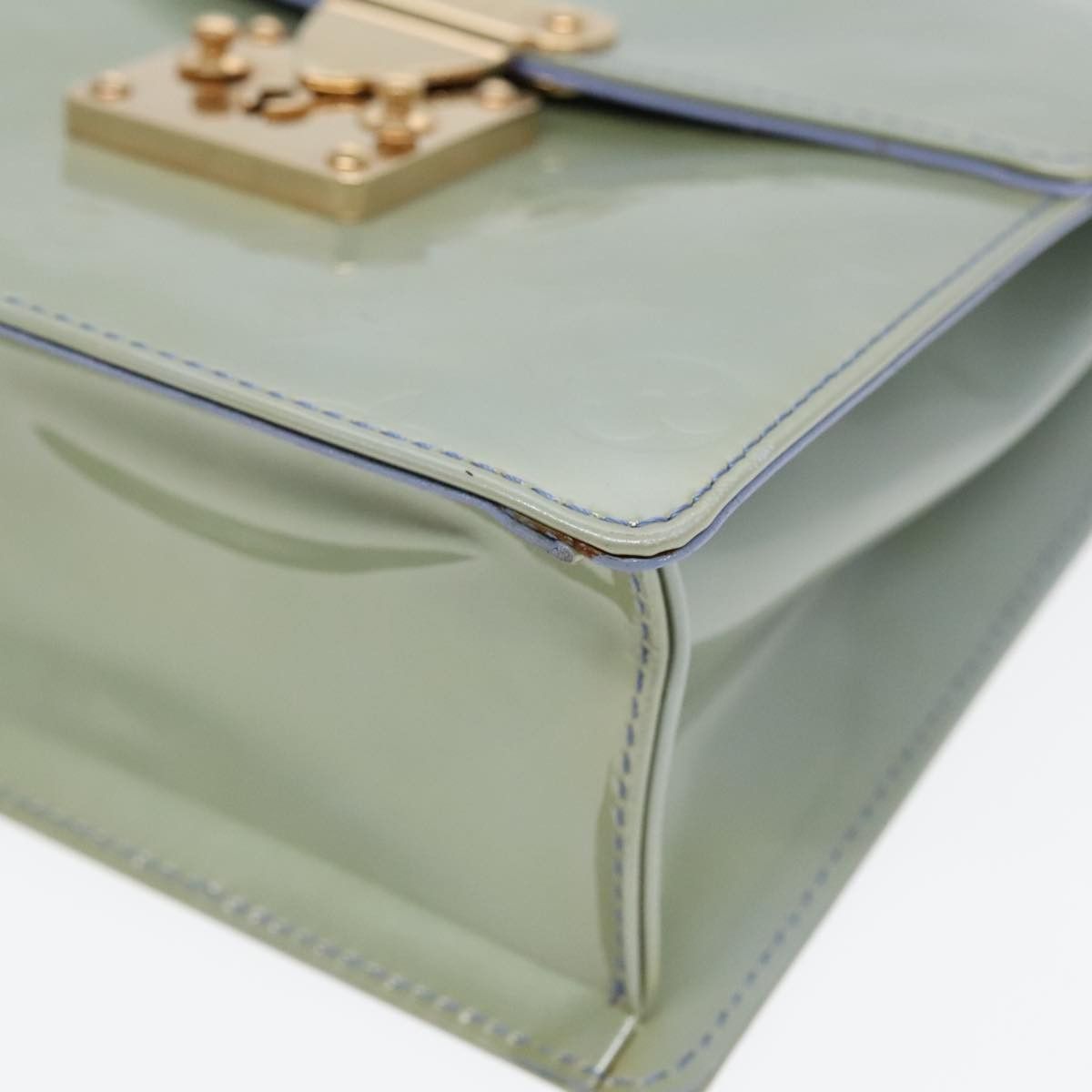 Louis Vuitton Spring Street Grey Patent Leather Handbag (Pre-Owned) Size ONE SIZE - 5 Thumbnail