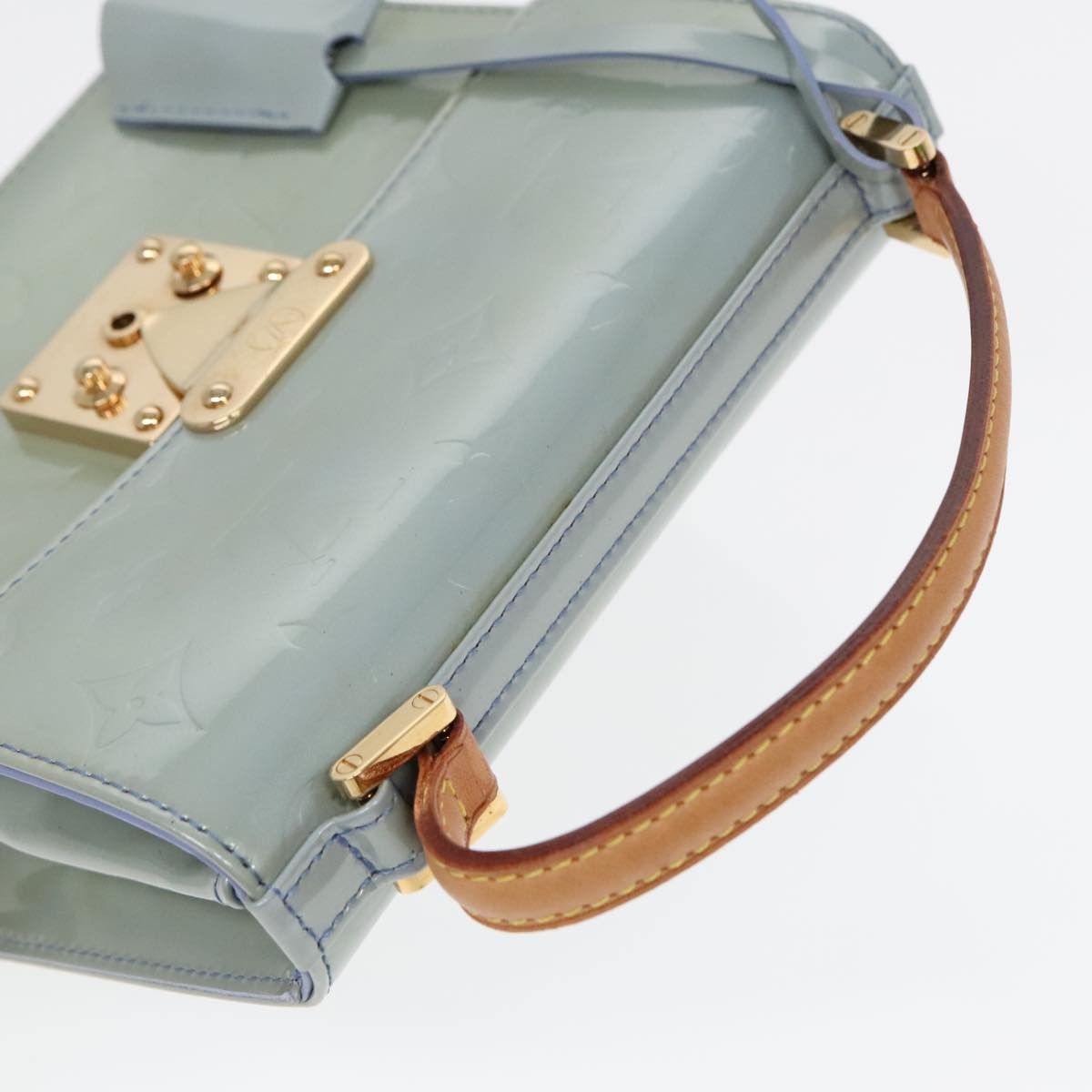 Louis Vuitton Spring Street Grey Patent Leather Handbag (Pre-Owned) Size ONE SIZE - 14 Thumbnail