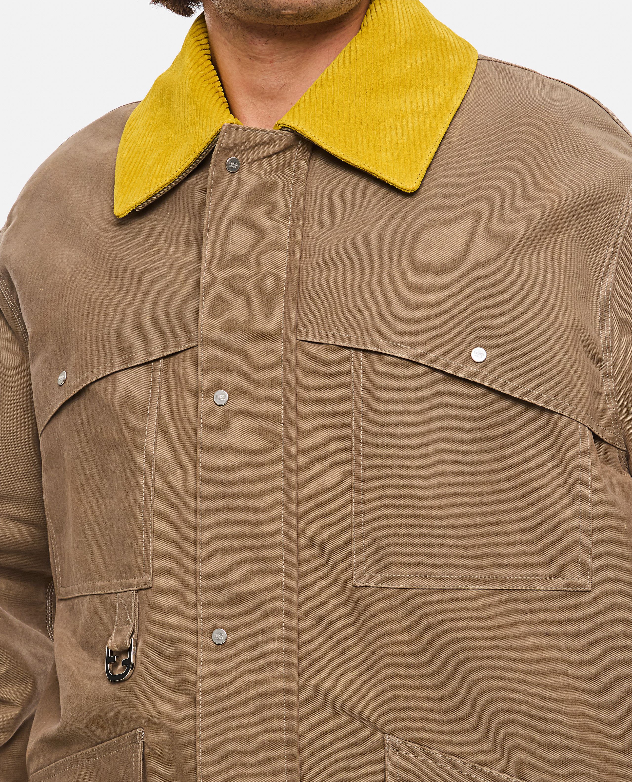 Fendi BLOUSON OILED REPS COTTON Size US L / EU 52-54 / 3 - 4 Thumbnail