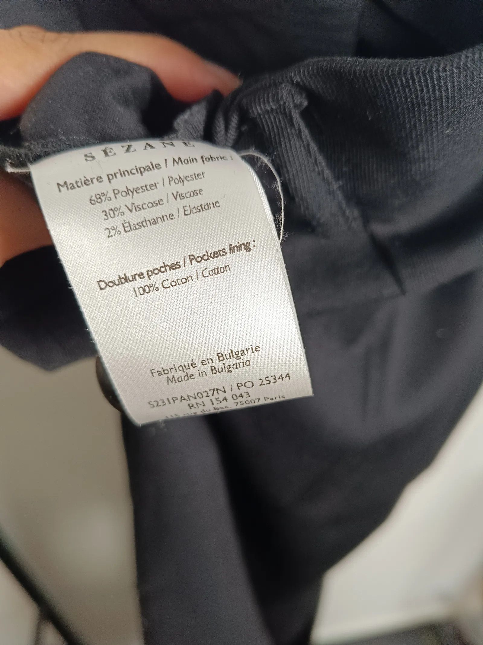 Sezane Sézane Pants Size 27" / US 4 / IT 40 - 3 Thumbnail