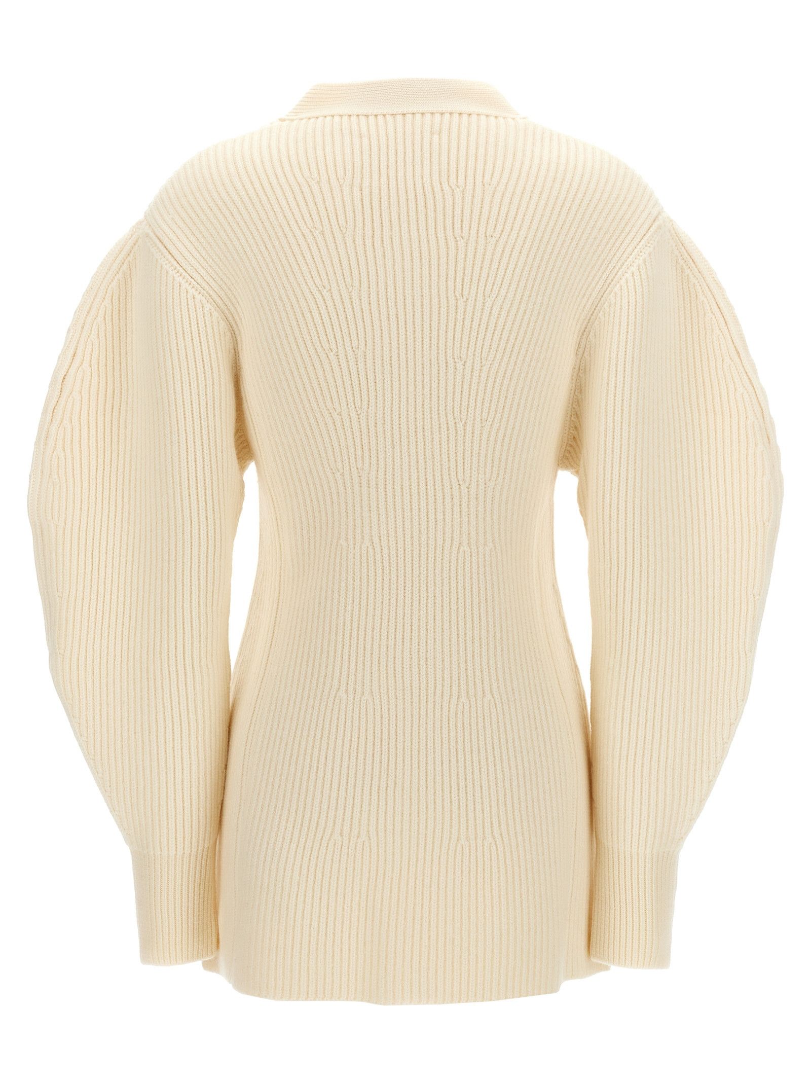 Jil Sander Ribbed Cardigan Size M / US 6-8 / IT 42-44 - 2 Thumbnail