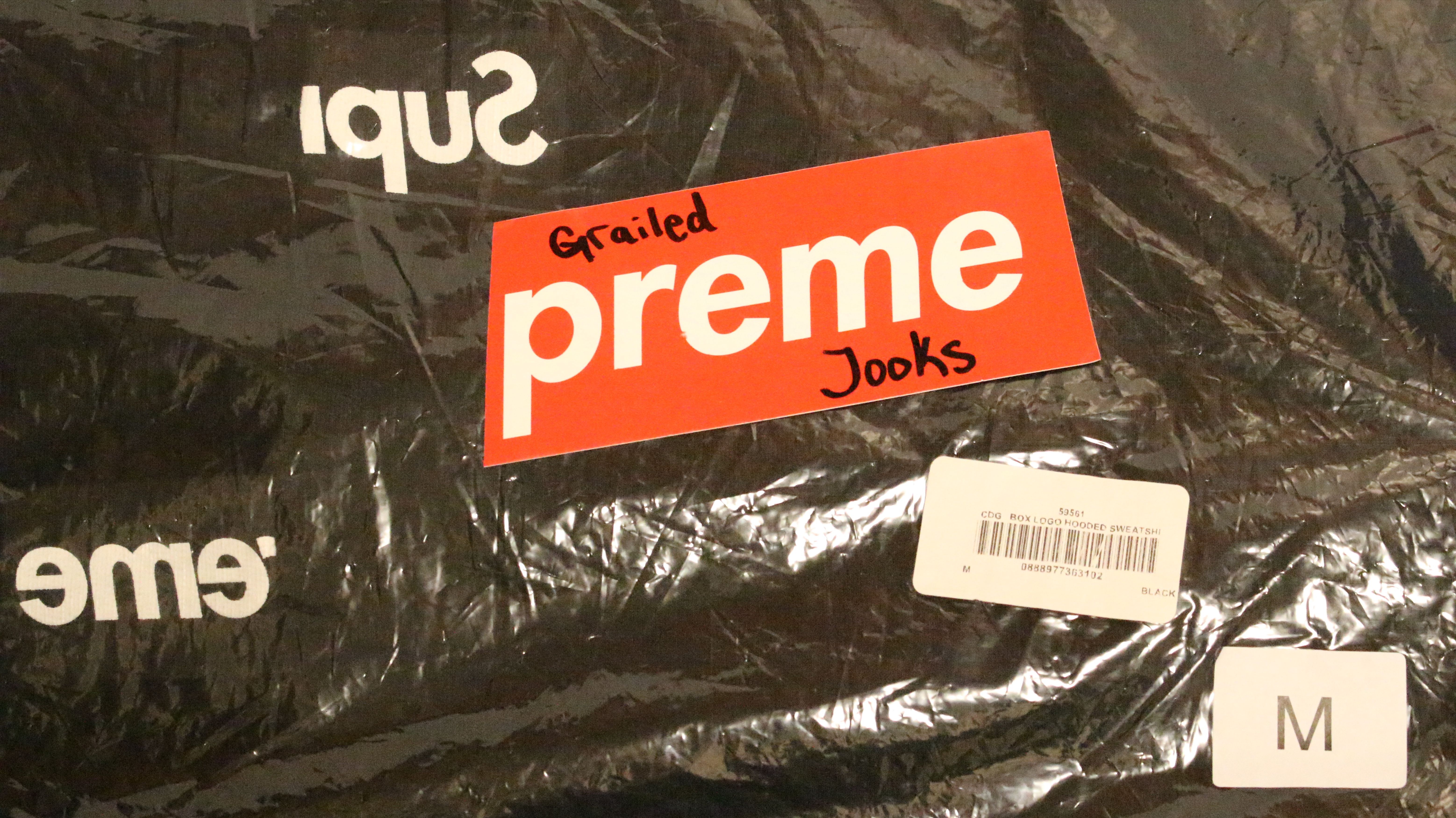 Supreme Comme Des Garcons Split Box Logo | Grailed