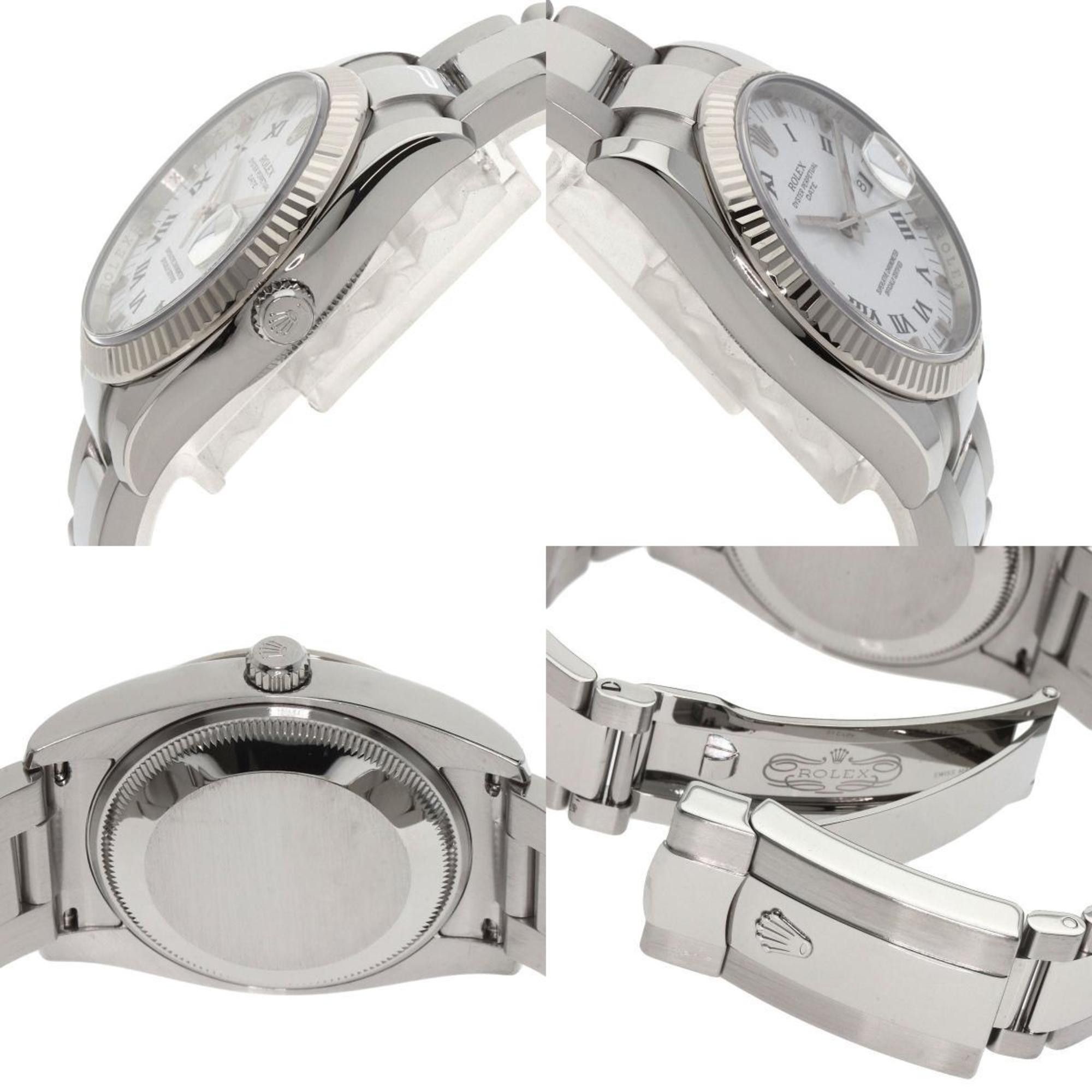 Rolex Rolex 115234 Oyster Perpetual Date Watch Stainless Steel SS K18WG Men's ROLEX Size ONE SIZE - 5 Thumbnail