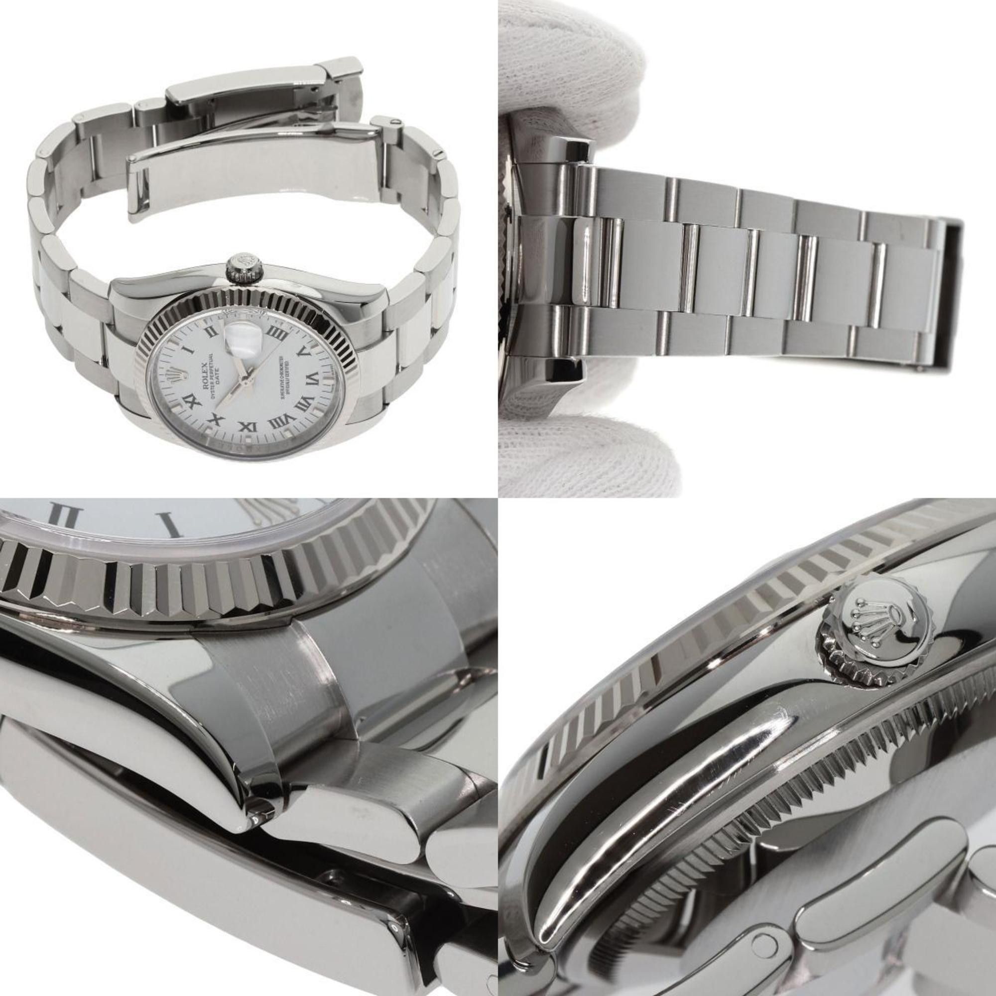 Rolex Rolex 115234 Oyster Perpetual Date Watch Stainless Steel SS K18WG Men's ROLEX Size ONE SIZE - 6 Thumbnail