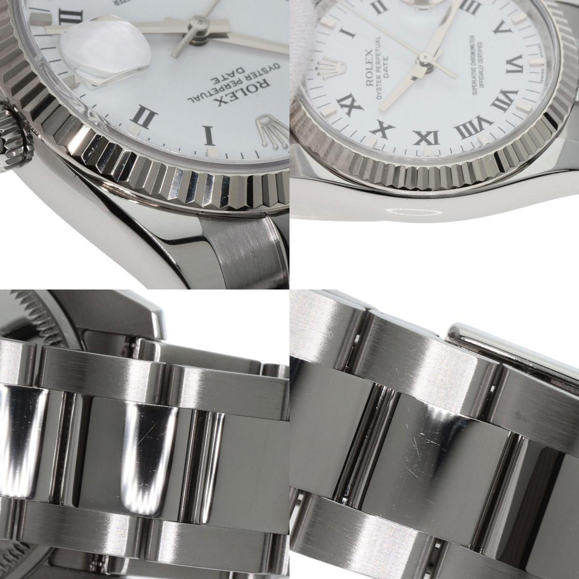 Rolex Rolex 115234 Oyster Perpetual Date Watch Stainless Steel SS K18WG Men's ROLEX Size ONE SIZE - 8 Thumbnail