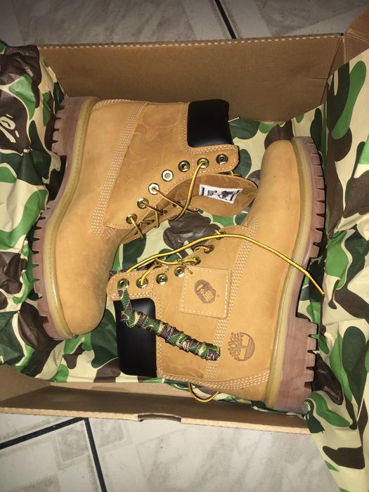 Bape hot sale undftd timberland