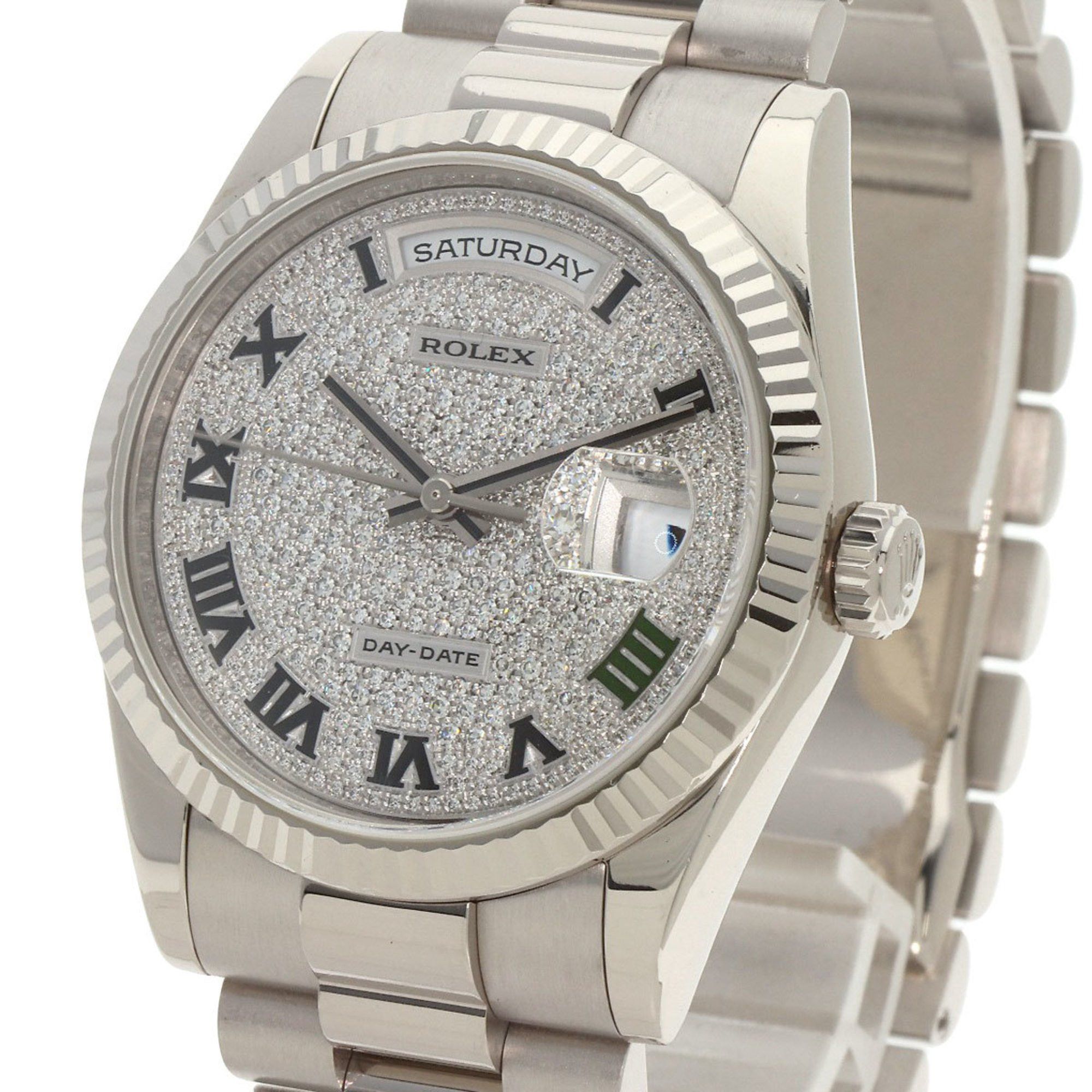 Rolex Rolex 118239 Day Date Matsuzakaya 400th Anniversary Model 30 Limited Edition Wristwatch K18 White Gold K18WG Men's ROLEX Size ONE SIZE - 3 Thumbnail