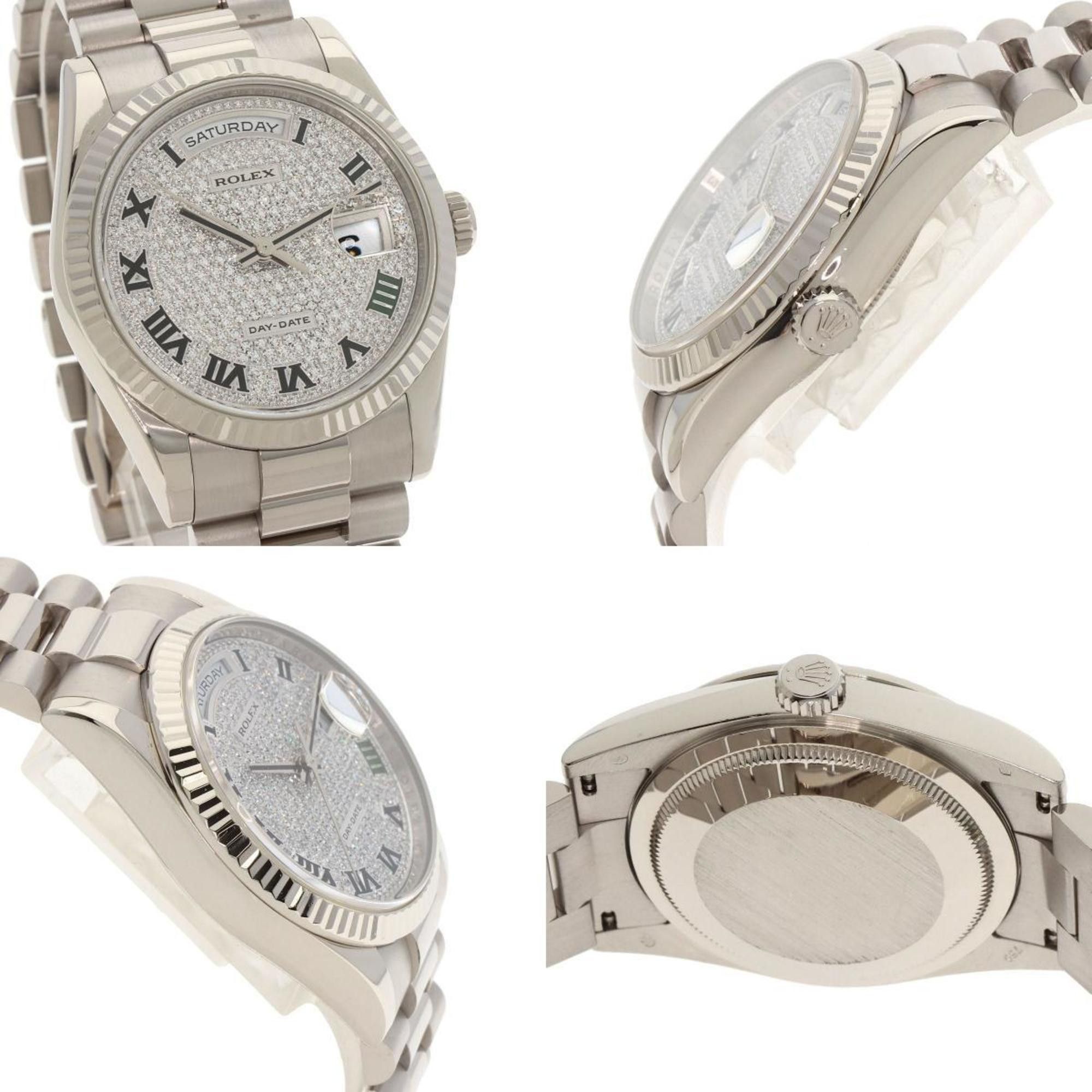 Rolex Rolex 118239 Day Date Matsuzakaya 400th Anniversary Model 30 Limited Edition Wristwatch K18 White Gold K18WG Men's ROLEX Size ONE SIZE - 4 Thumbnail
