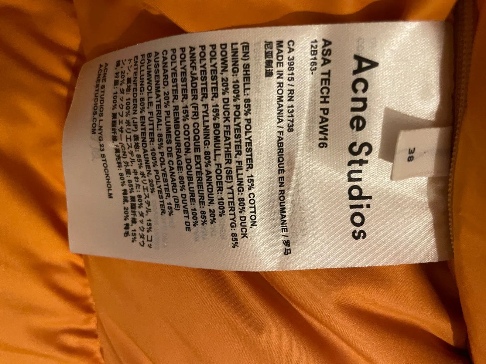 Acne Studios Acne Studios ASA TECH PAW Jacket Size S / US 4 / IT 40 - 4 Thumbnail