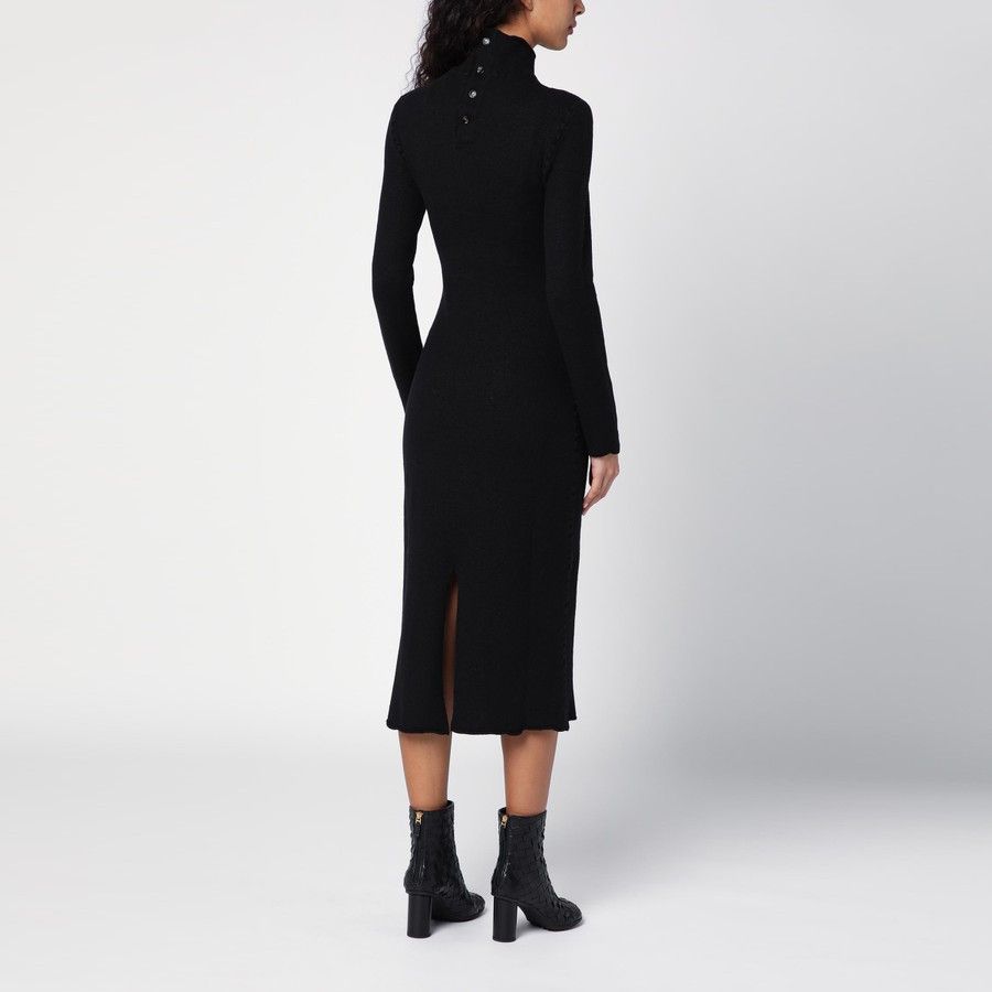 Bottega Veneta Black wool turtleneck dress Size S / US 4 / IT 40 - 4 Thumbnail