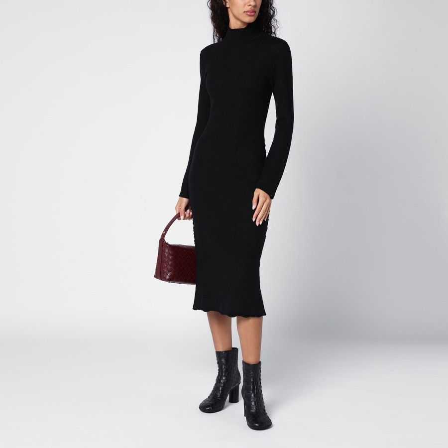 Bottega Veneta Black wool turtleneck dress Size S / US 4 / IT 40 - 3 Thumbnail