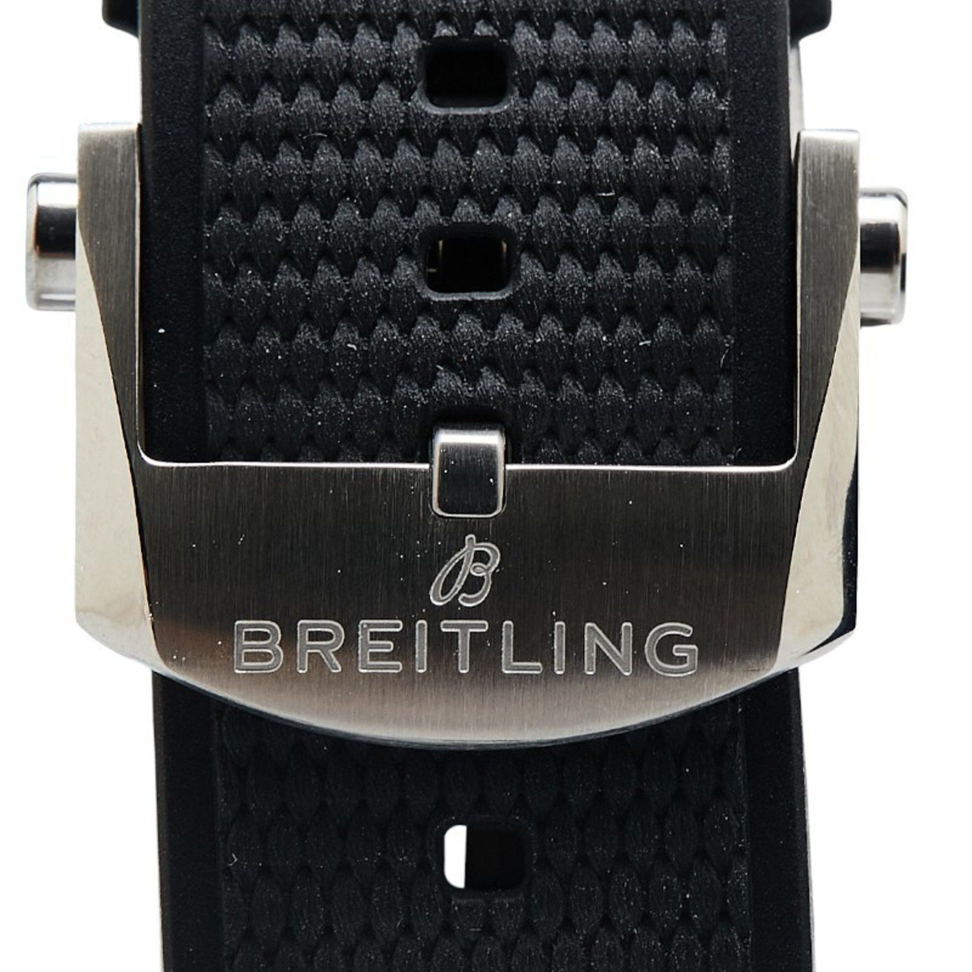 Breitling Breitling Chronomat B01 42 Watch EB0134101M1S1 Automatic Silver Dial Stainless Steel Rubber Titanium Men's BREITLING Size ONE SIZE - 9 Thumbnail