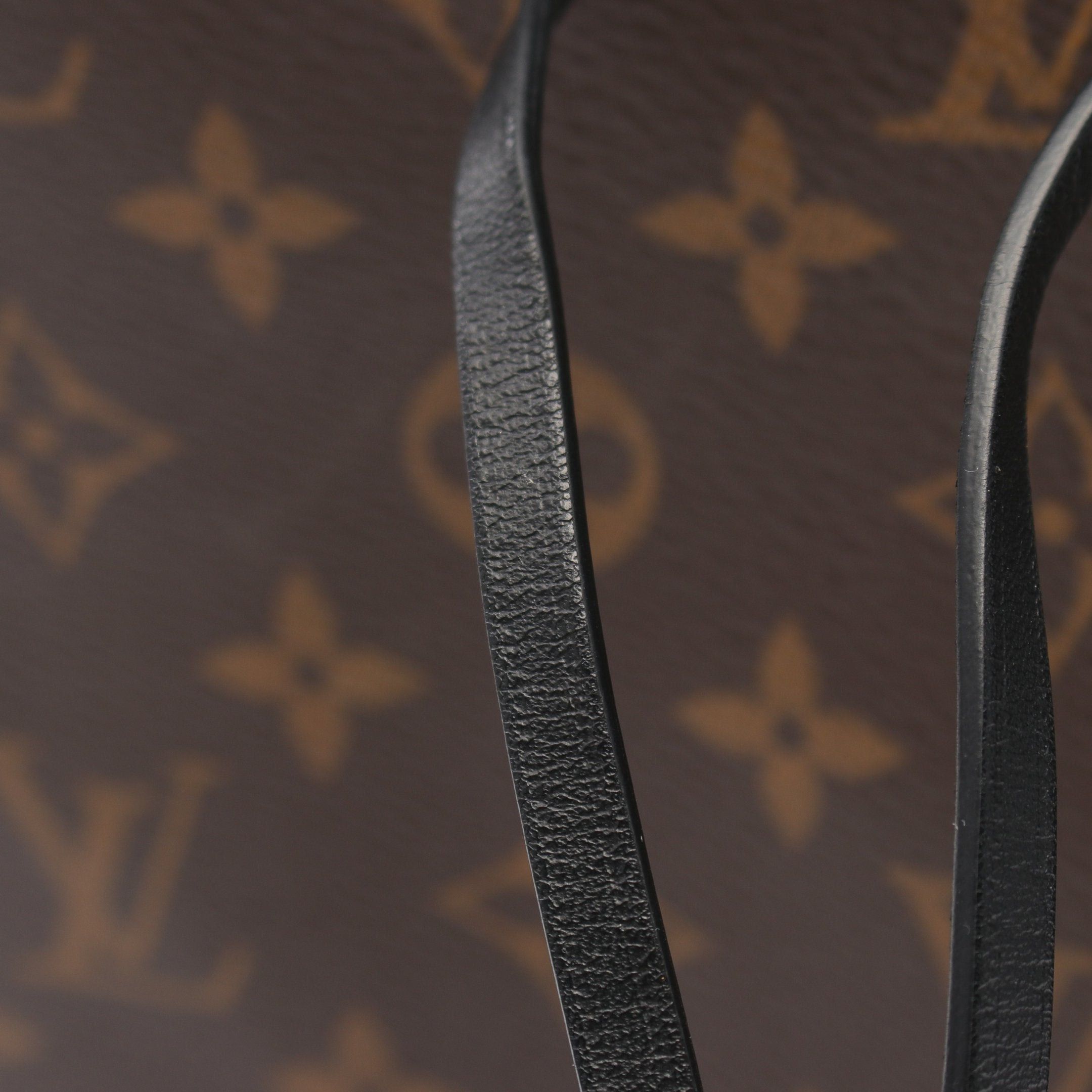 Louis Vuitton Louis Vuitton Neo Noe Monogram Noir Shoulder Bag Leather Brown Black Size ONE SIZE - 7 Thumbnail