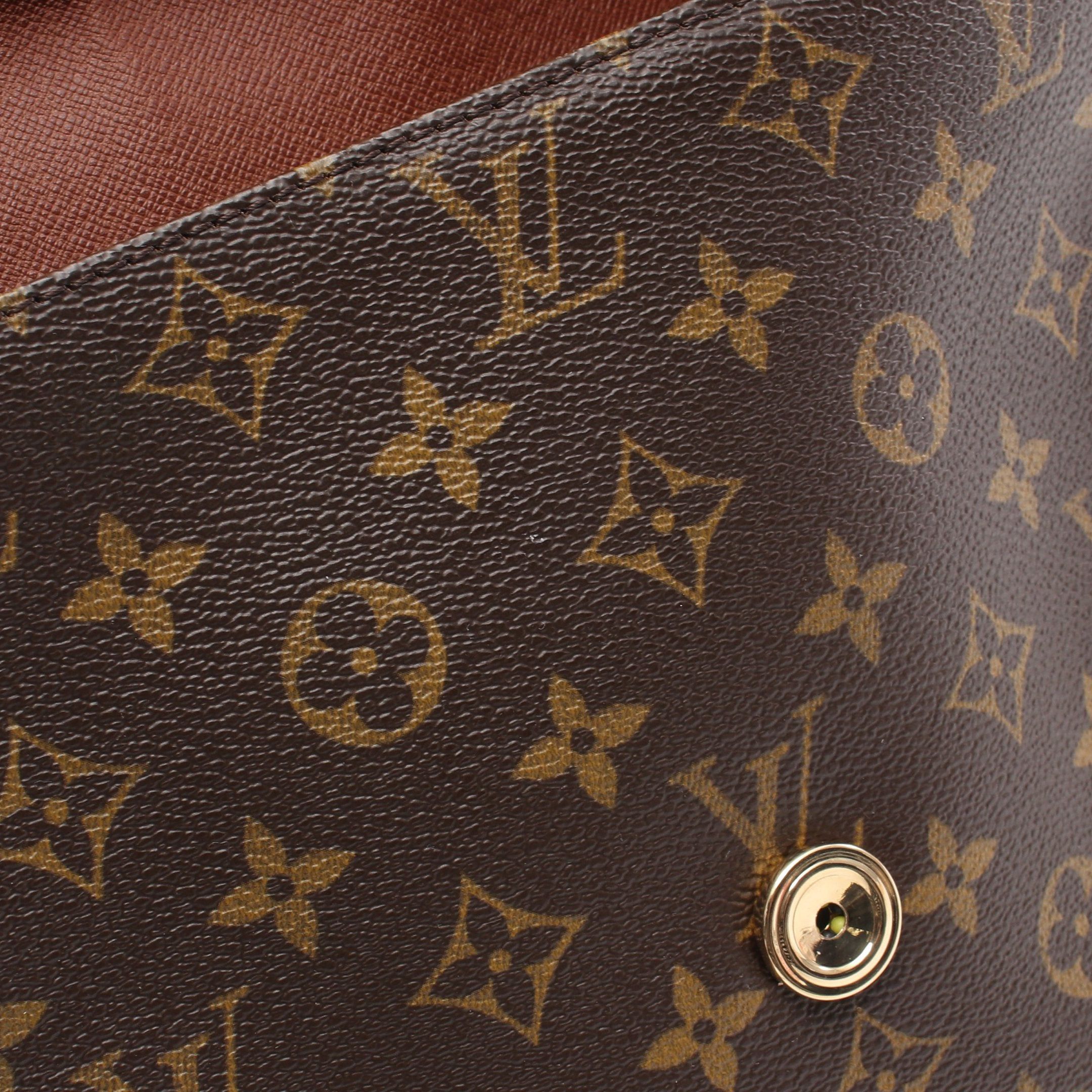 Louis Vuitton Louis Vuitton Sun Crew Gm Monogram Shoulder Bag Leather Brown Size ONE SIZE - 10 Thumbnail