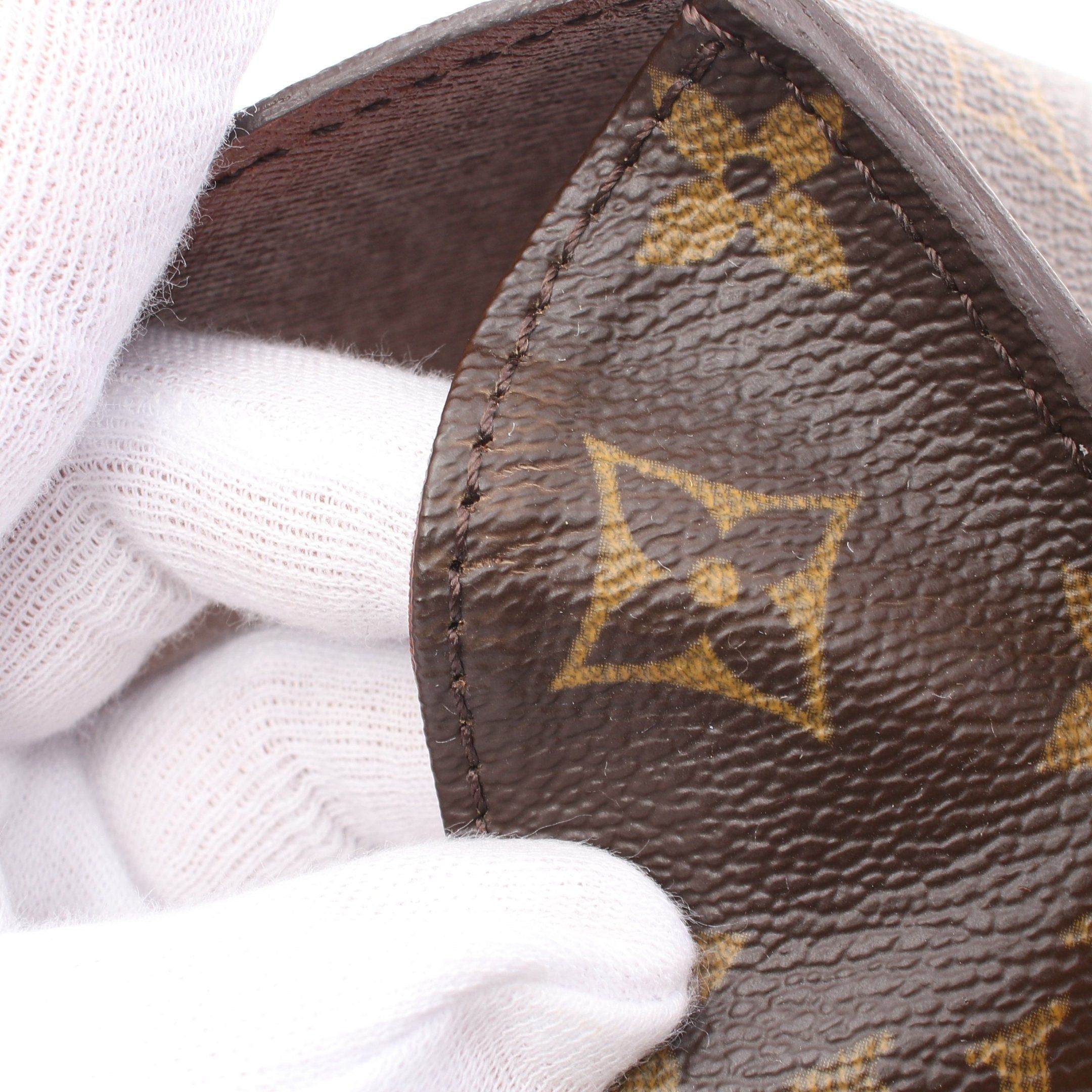 Louis Vuitton Louis Vuitton Sun Crew Gm Monogram Shoulder Bag Leather Brown Size ONE SIZE - 8 Thumbnail