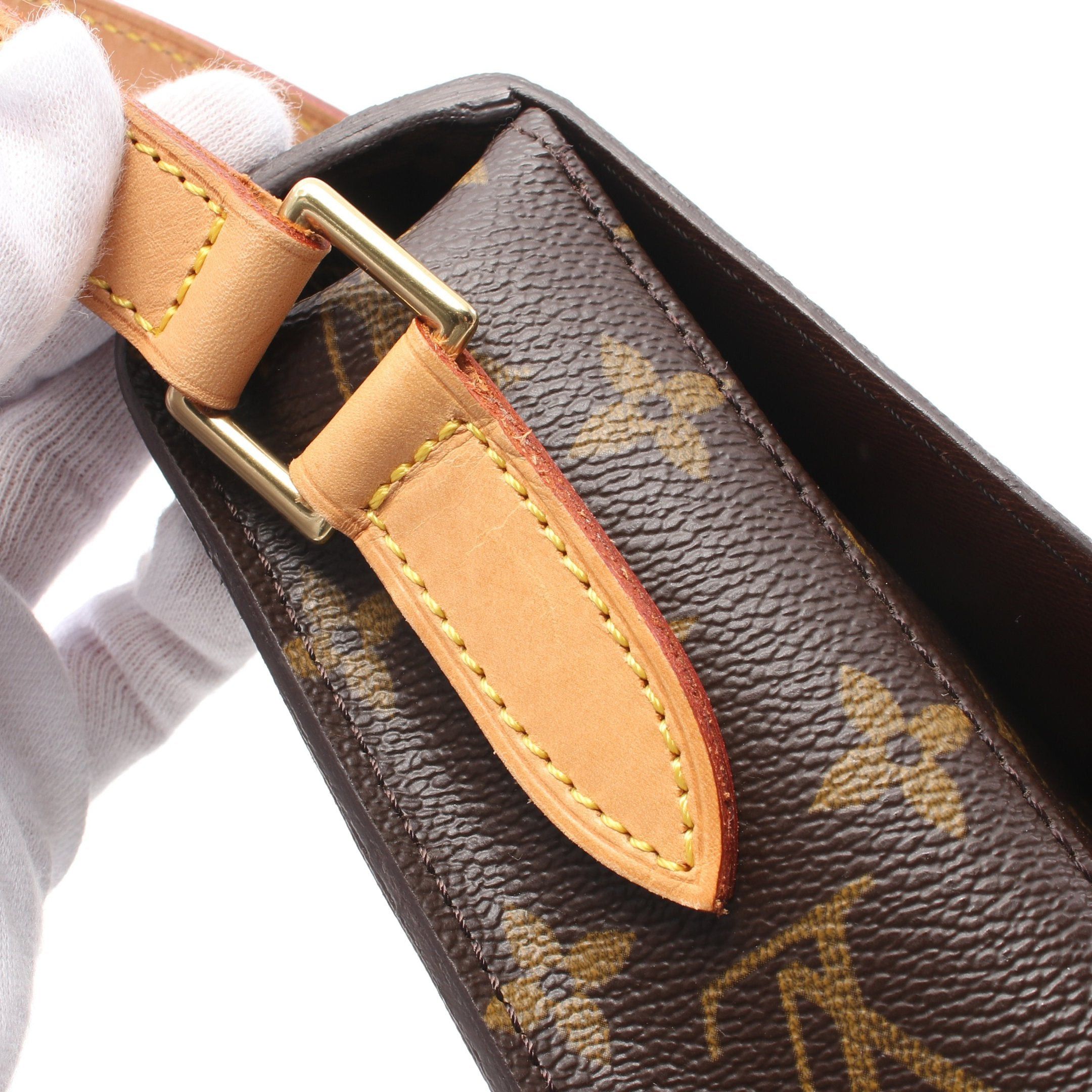 Louis Vuitton Louis Vuitton Sun Crew Gm Monogram Shoulder Bag Leather Brown Size ONE SIZE - 7 Thumbnail