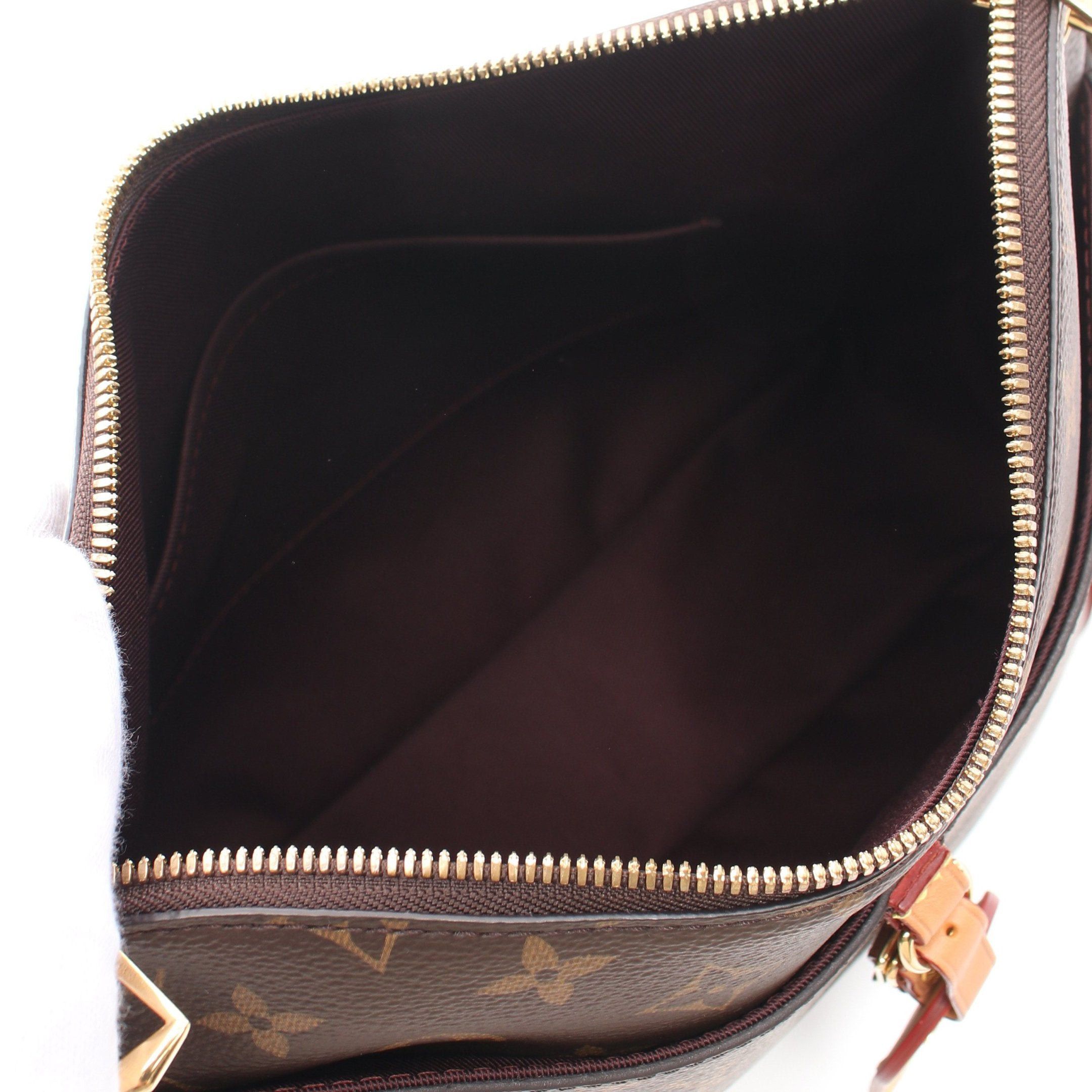 Louis Vuitton Louis Vuitton Odeon Nm Mm Monogram Shoulder Bag Leather Brown Size ONE SIZE - 3 Thumbnail