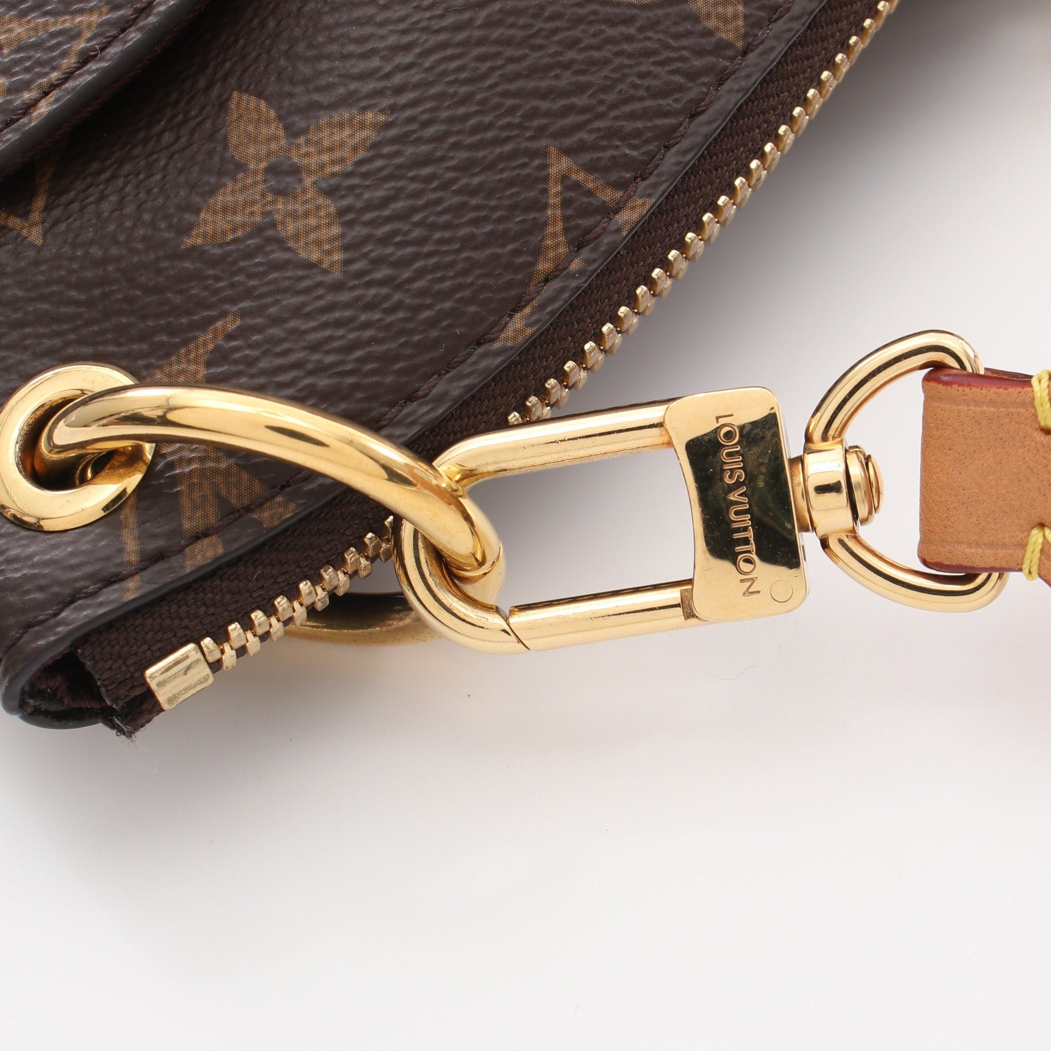 Louis Vuitton Louis Vuitton Odeon Nm Mm Monogram Shoulder Bag Leather Brown Size ONE SIZE - 7 Thumbnail