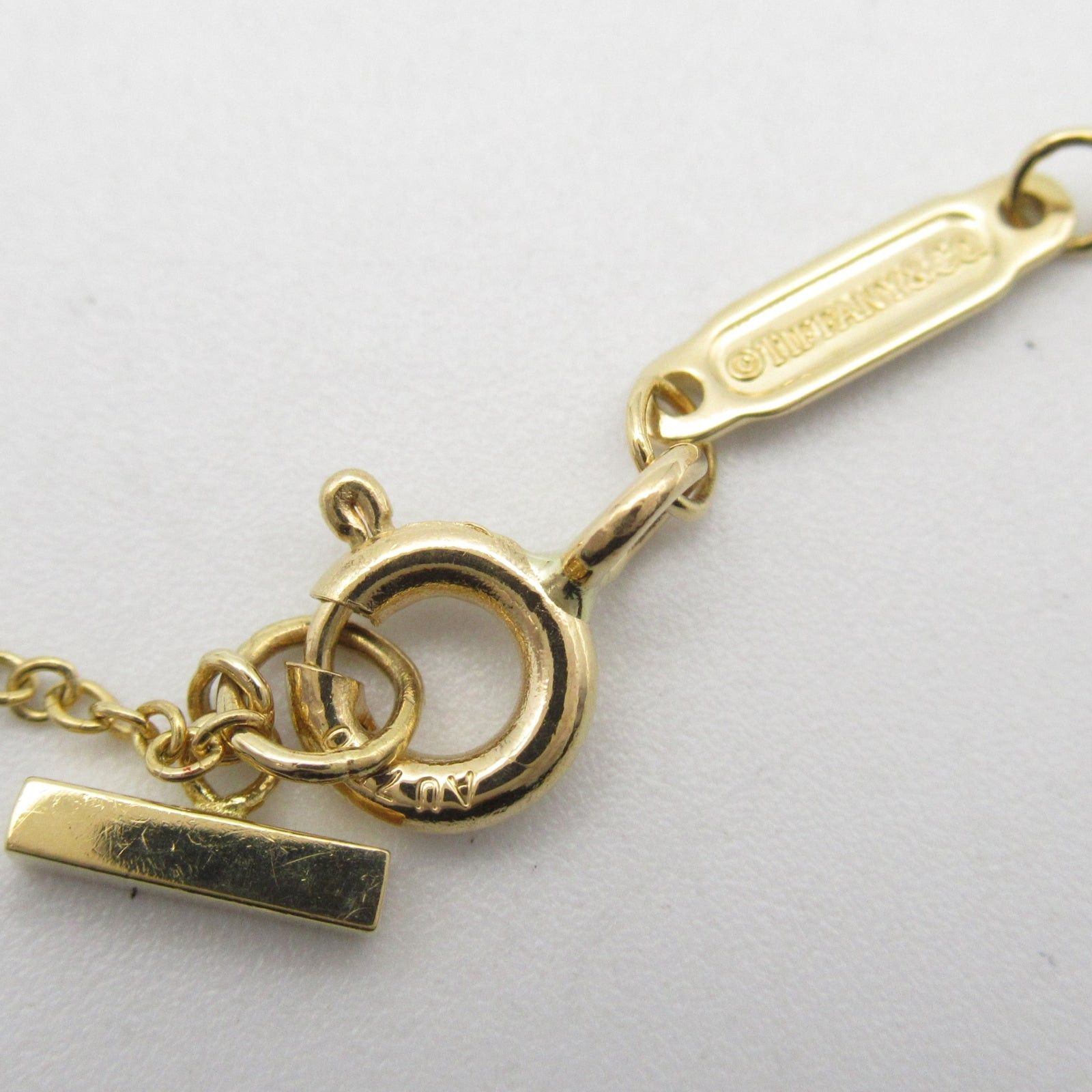 Tiffany & Co. Tiffany Co T Smile Small Necklace K18 (Yellow Gold) Gold Size ONE SIZE - 4 Thumbnail
