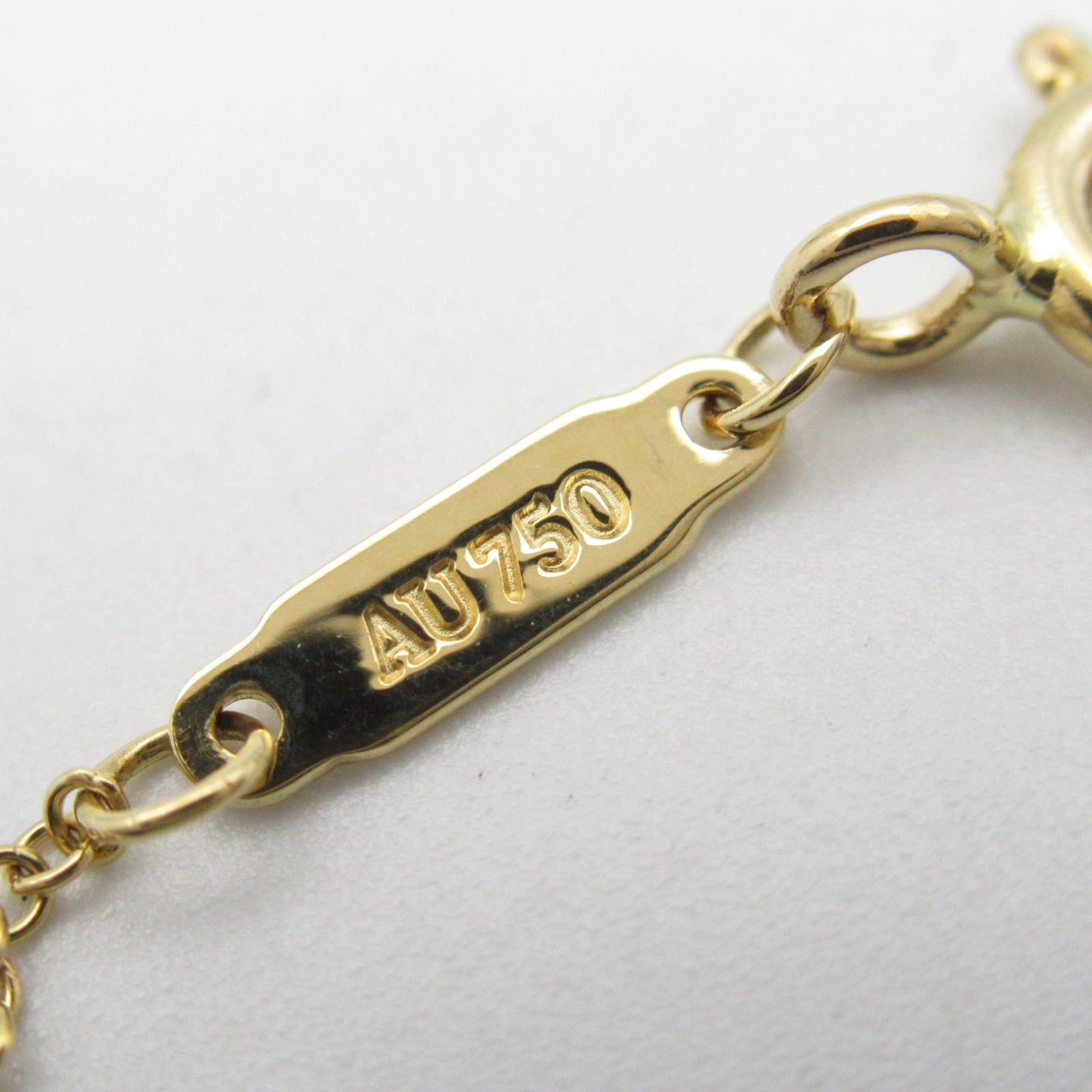 Tiffany & Co. Tiffany Co T Smile Small Necklace K18 (Yellow Gold) Gold Size ONE SIZE - 5 Thumbnail