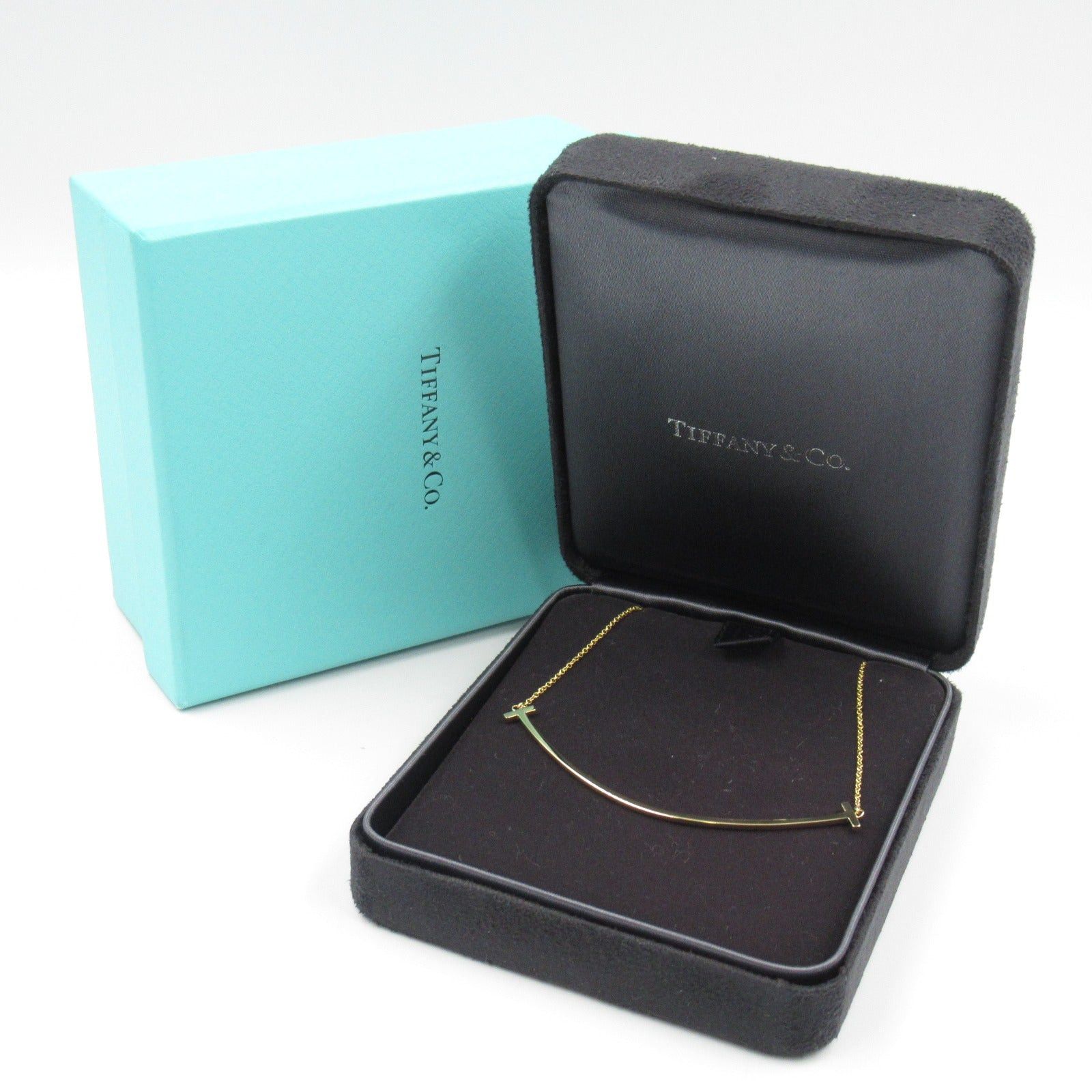Tiffany & Co. Tiffany Co T-Smile Large Necklace K18 (Yellow Gold) Gold Size ONE SIZE - 7 Thumbnail