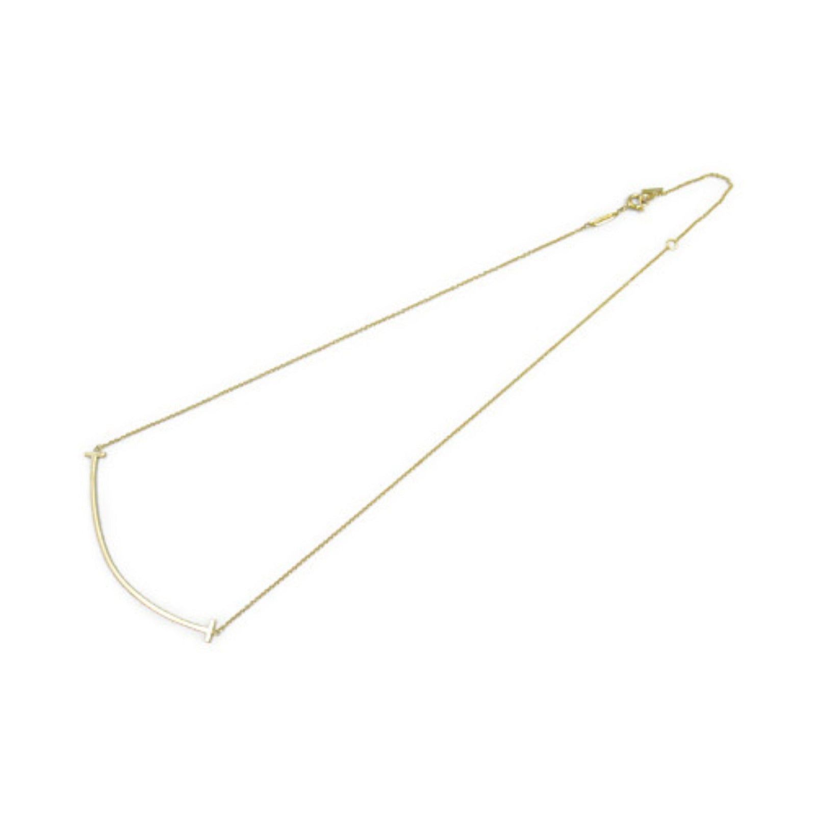Tiffany & Co. Tiffany Co T-Smile Large Necklace K18 (Yellow Gold) Gold Size ONE SIZE - 3 Thumbnail