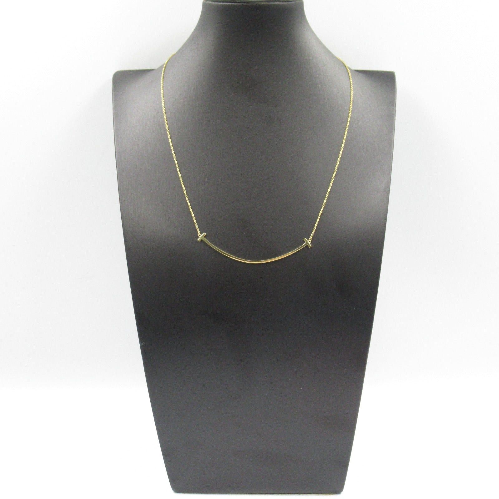 Tiffany & Co. Tiffany Co T-Smile Large Necklace K18 (Yellow Gold) Gold Size ONE SIZE - 8 Thumbnail
