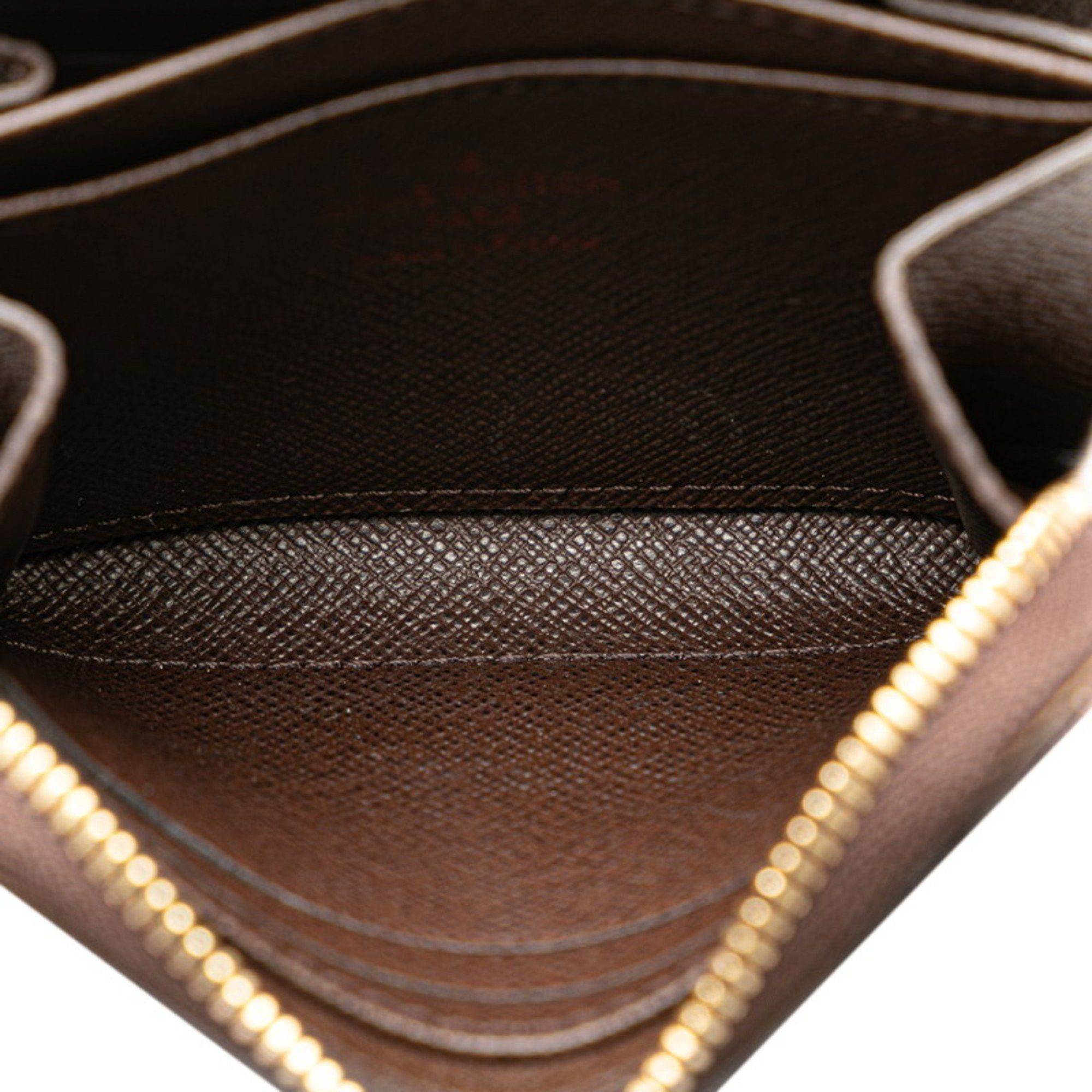 Louis Vuitton Louis Vuitton Damier Zippy Coin Purse Case N63070 Brown PVC Leather Women's LOUIS VUITTON Size ONE SIZE - 5 Thumbnail