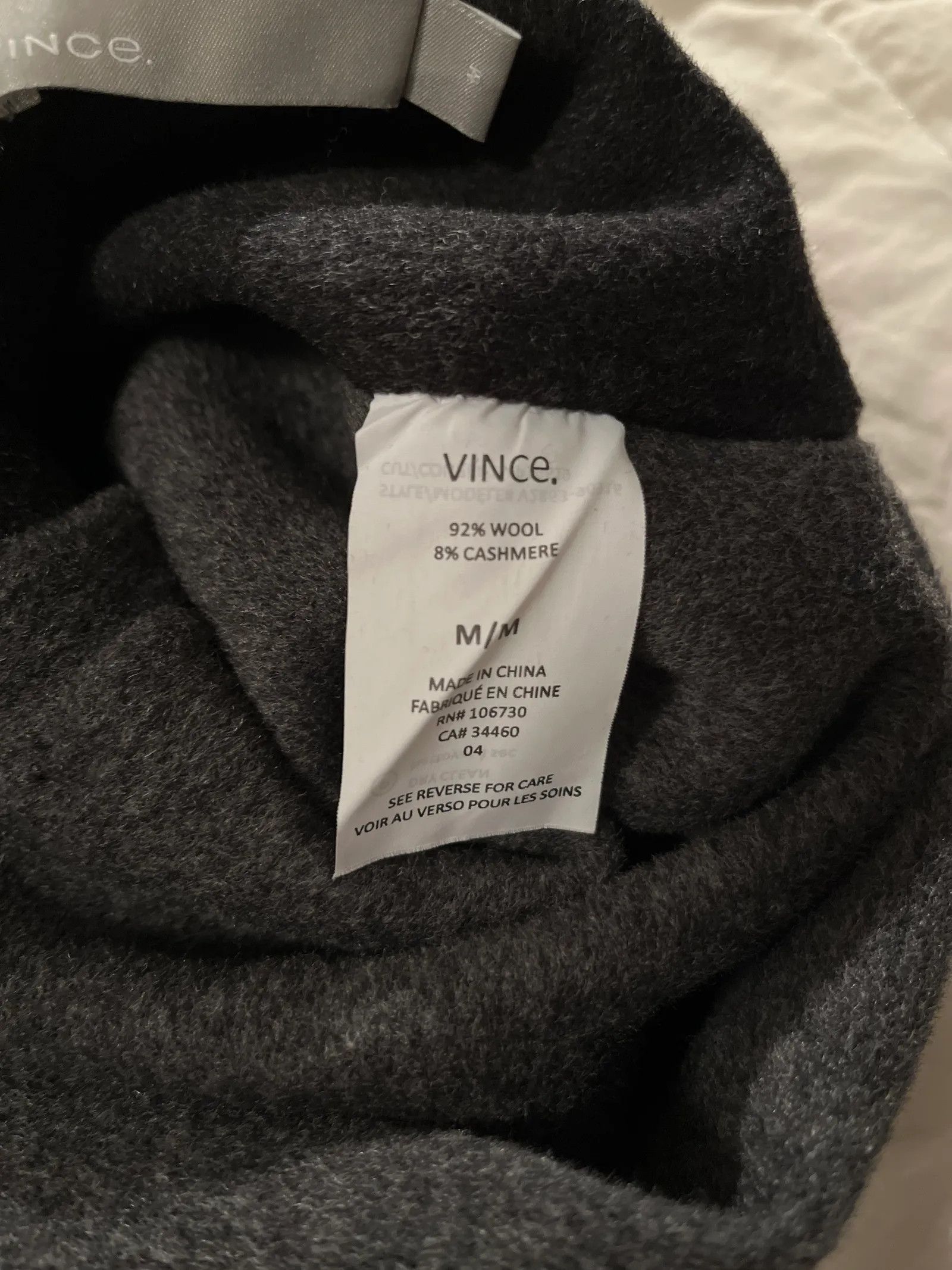 Vince Vince Vince Black Reversible Cashmere Wool Coat Coat Size M / US 6-8 / IT 42-44 - 3 Thumbnail